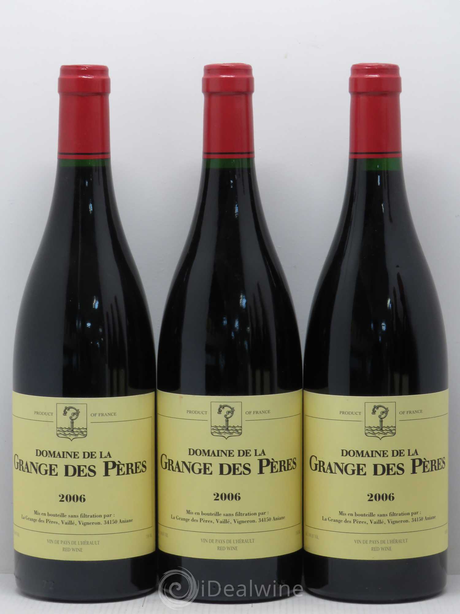 Pays d'Hérault Grange des Pères Laurent Vaillé 2006 - Lotto di 6 bottiglie - 2
