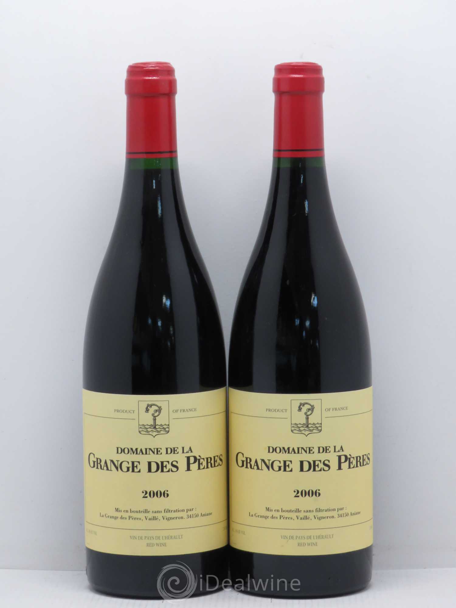 Pays d'Hérault Grange des Pères Laurent Vaillé 2006 - Lot de 2 bouteilles - 0