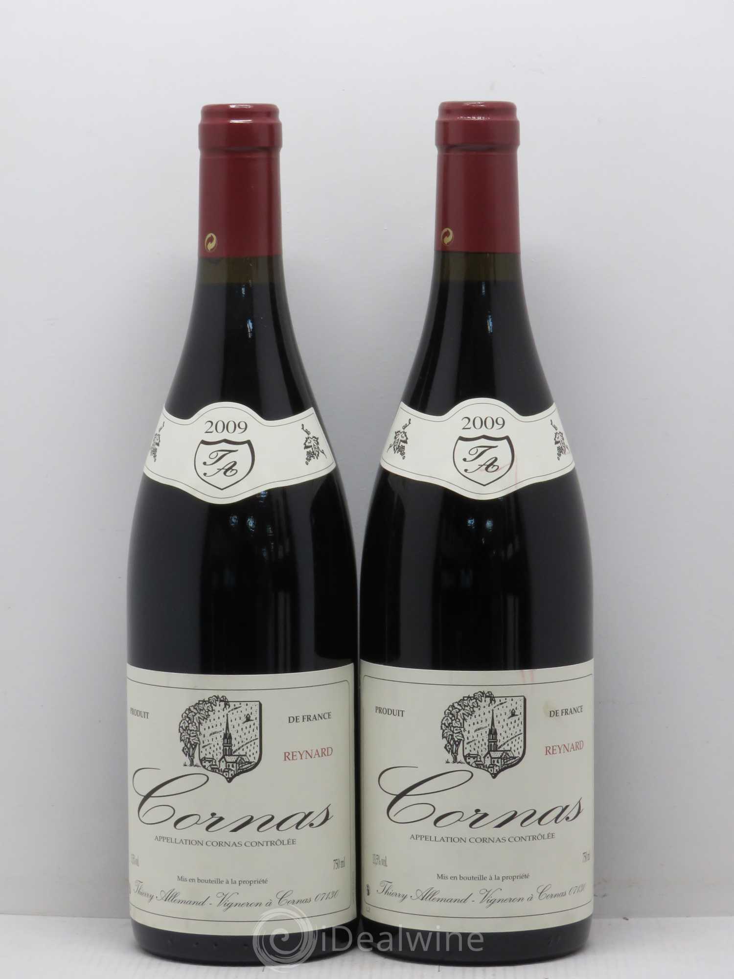 Cornas Reynard Thierry Allemand 2009 - Lot de 2 bouteilles - 0