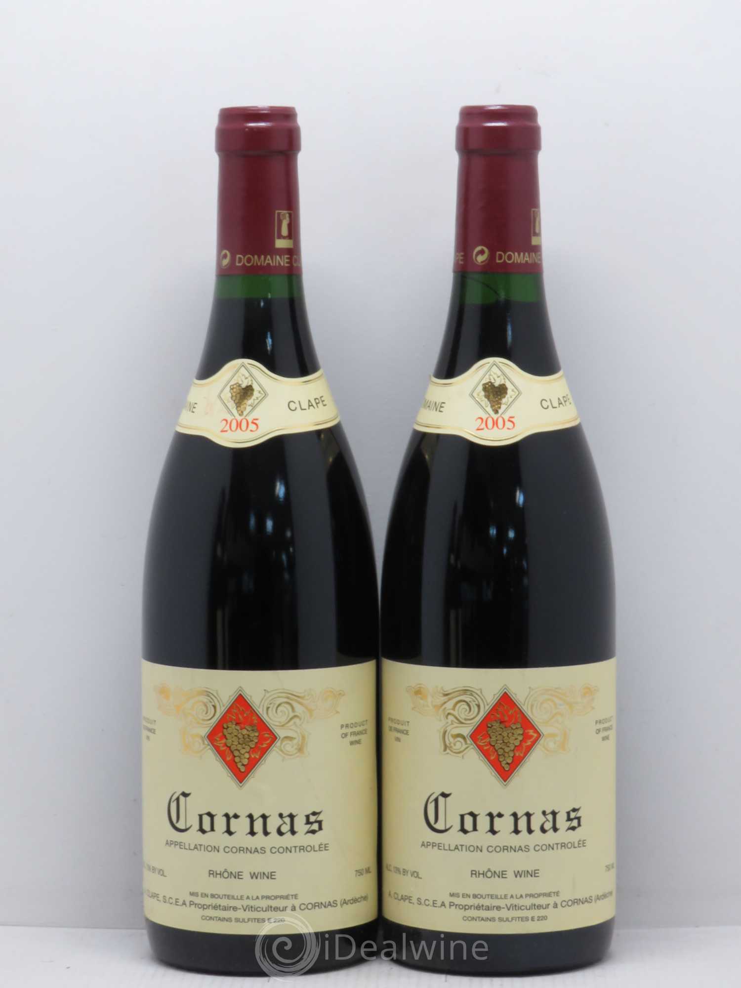 Cornas Auguste Clape 2005 - Lot de 2 bouteilles - 0