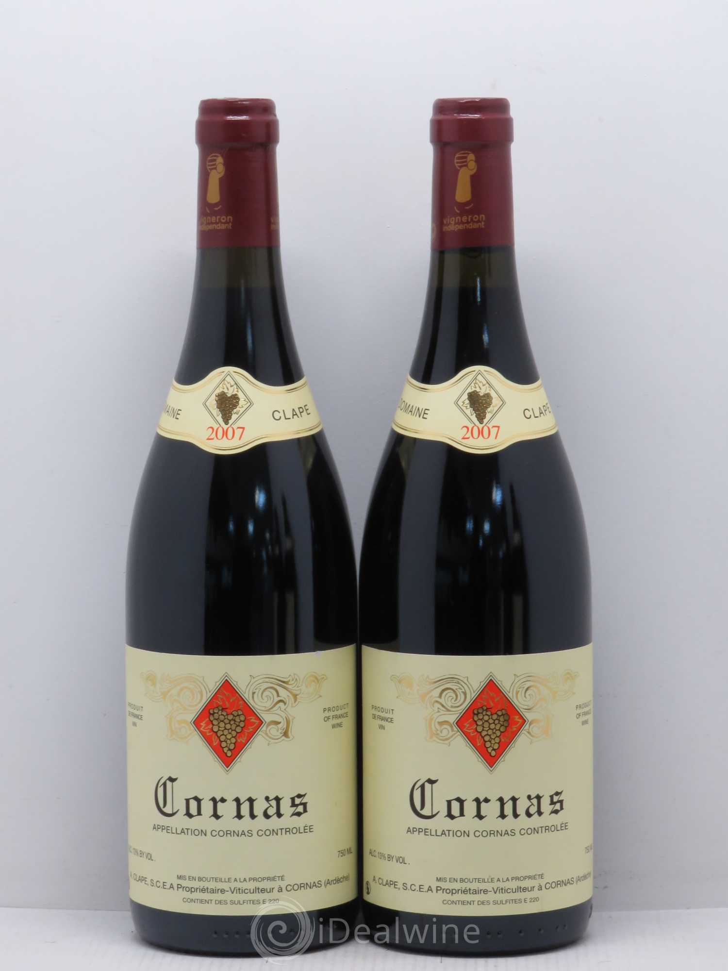 Cornas Auguste Clape 2007 - Lot de 2 bouteilles - 0