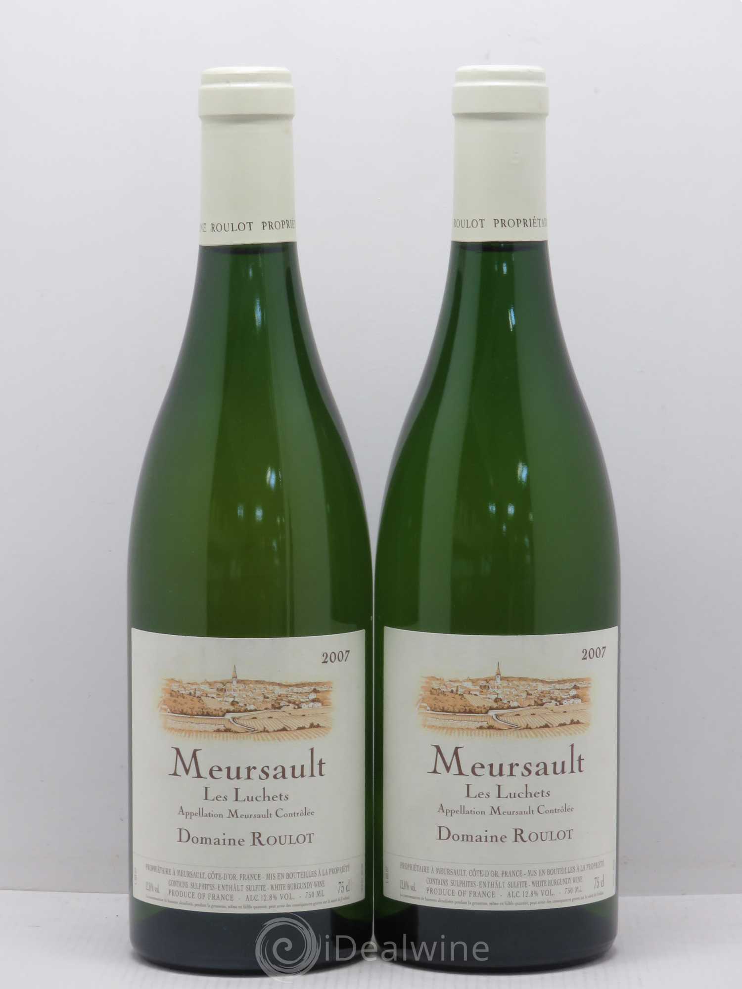 Meursault Luchets Roulot (Domaine) 2007 - Lot de 2 bouteilles - 0