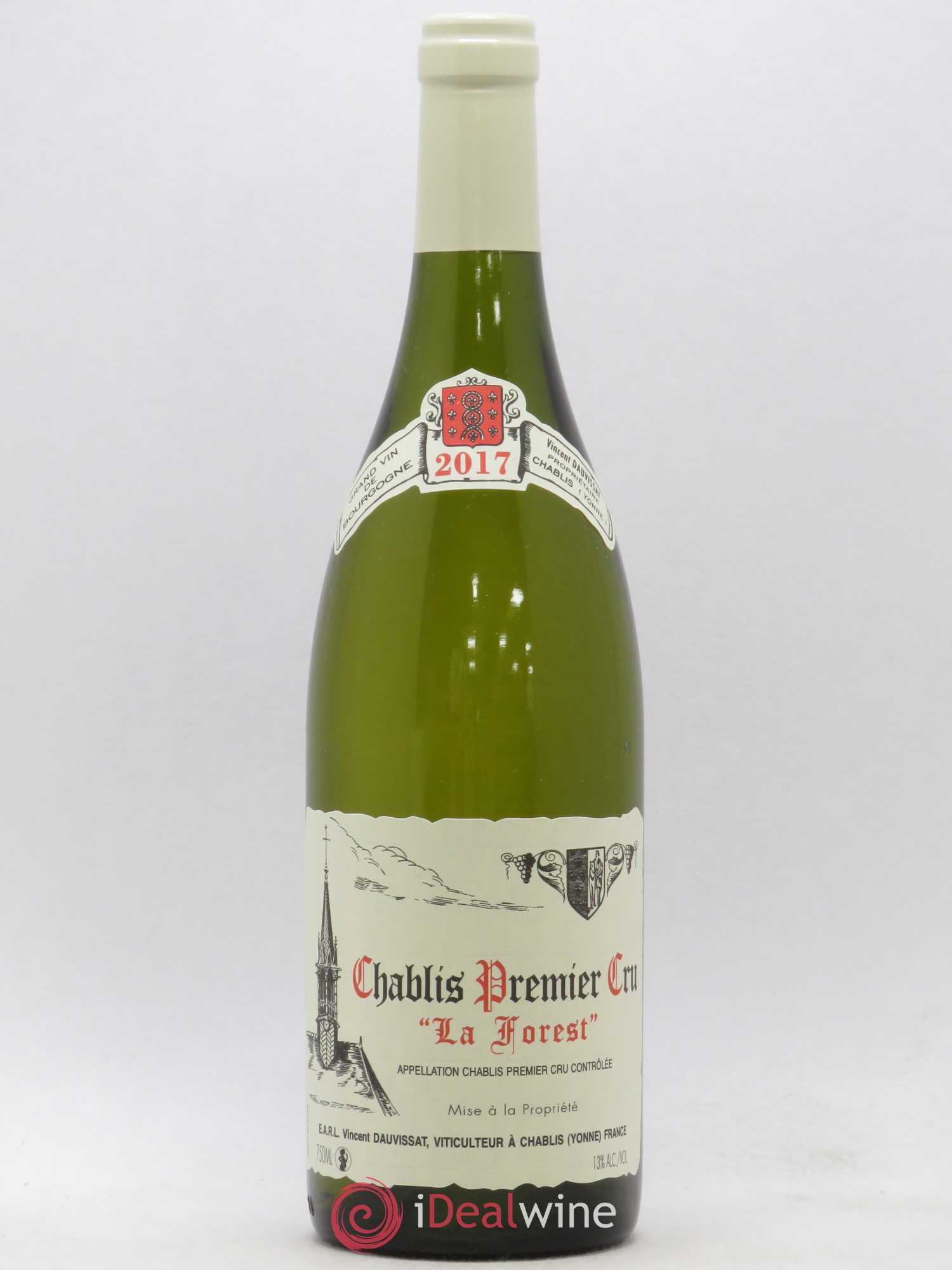 Chablis 1er Cru La Forest Vincent Dauvissat (Domaine) 2017 - Lot de 1 bouteille - 0