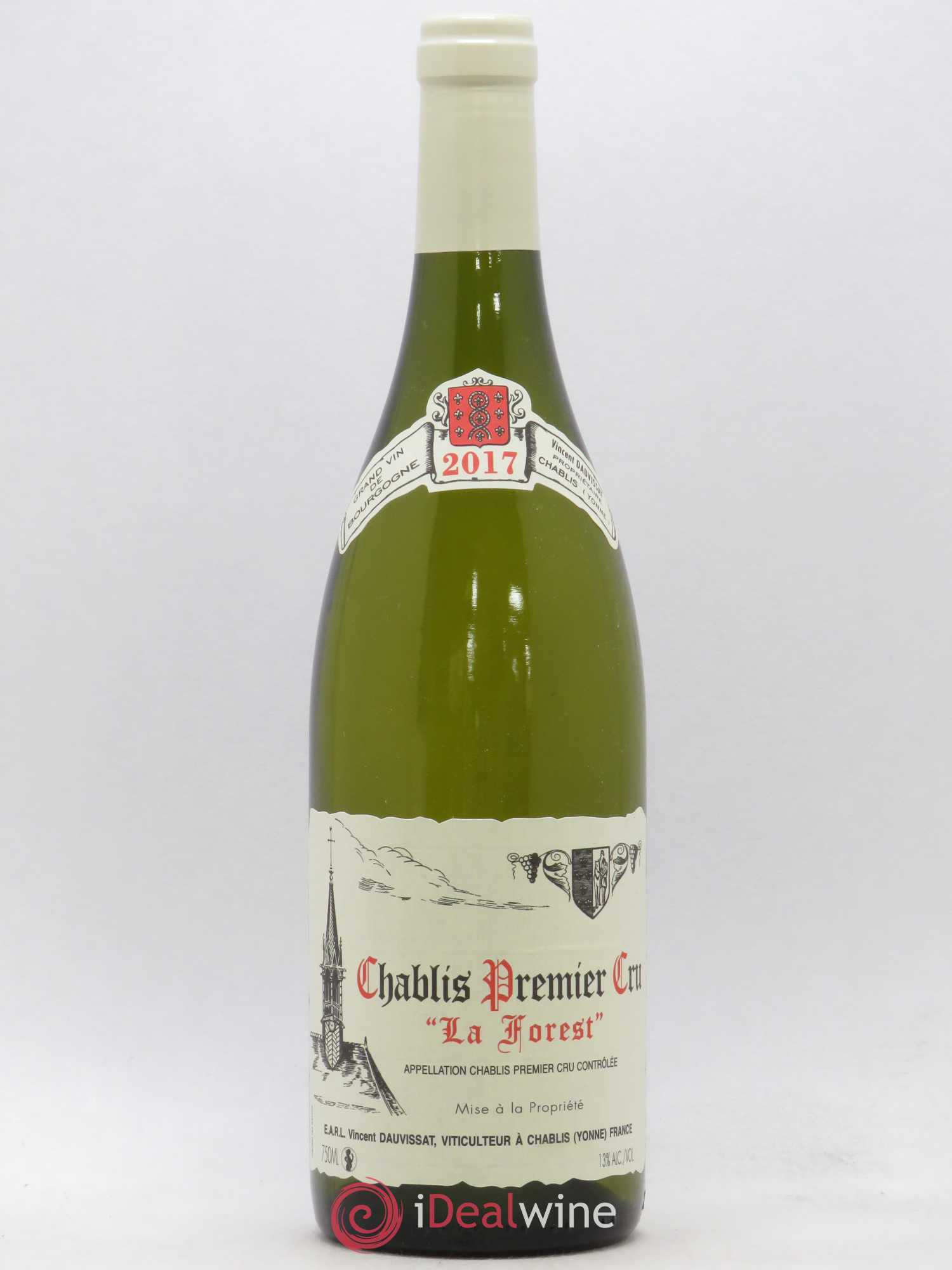 Chablis 1er Cru La Forest Vincent Dauvissat (Domaine) 2017 - Lot de 1 bouteille - 0