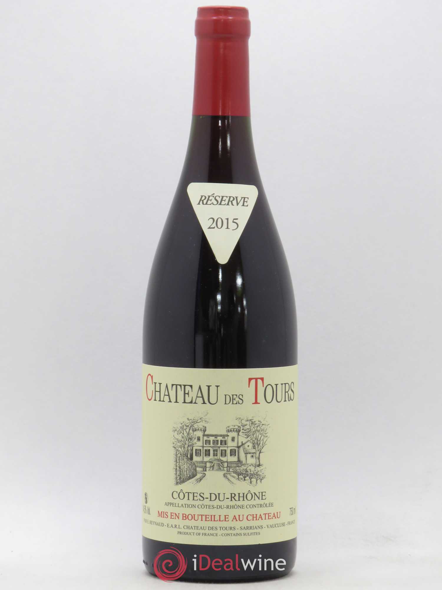 Côtes-du-Rhône Château des Tours Emmanuel Reynaud 2015 - Lot de 1 bouteille - 0