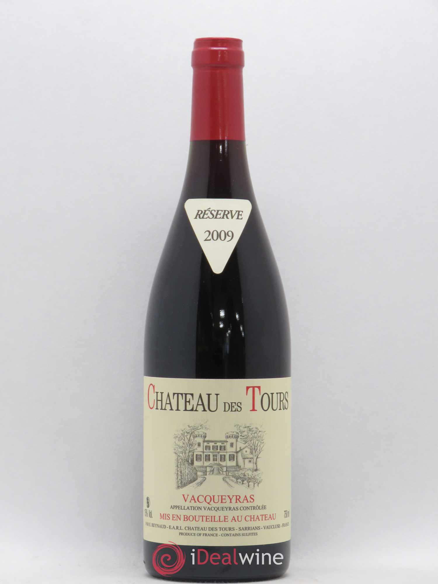 Vacqueyras Château des Tours Emmanuel Reynaud 2009 - Lot de 1 bouteille - 0