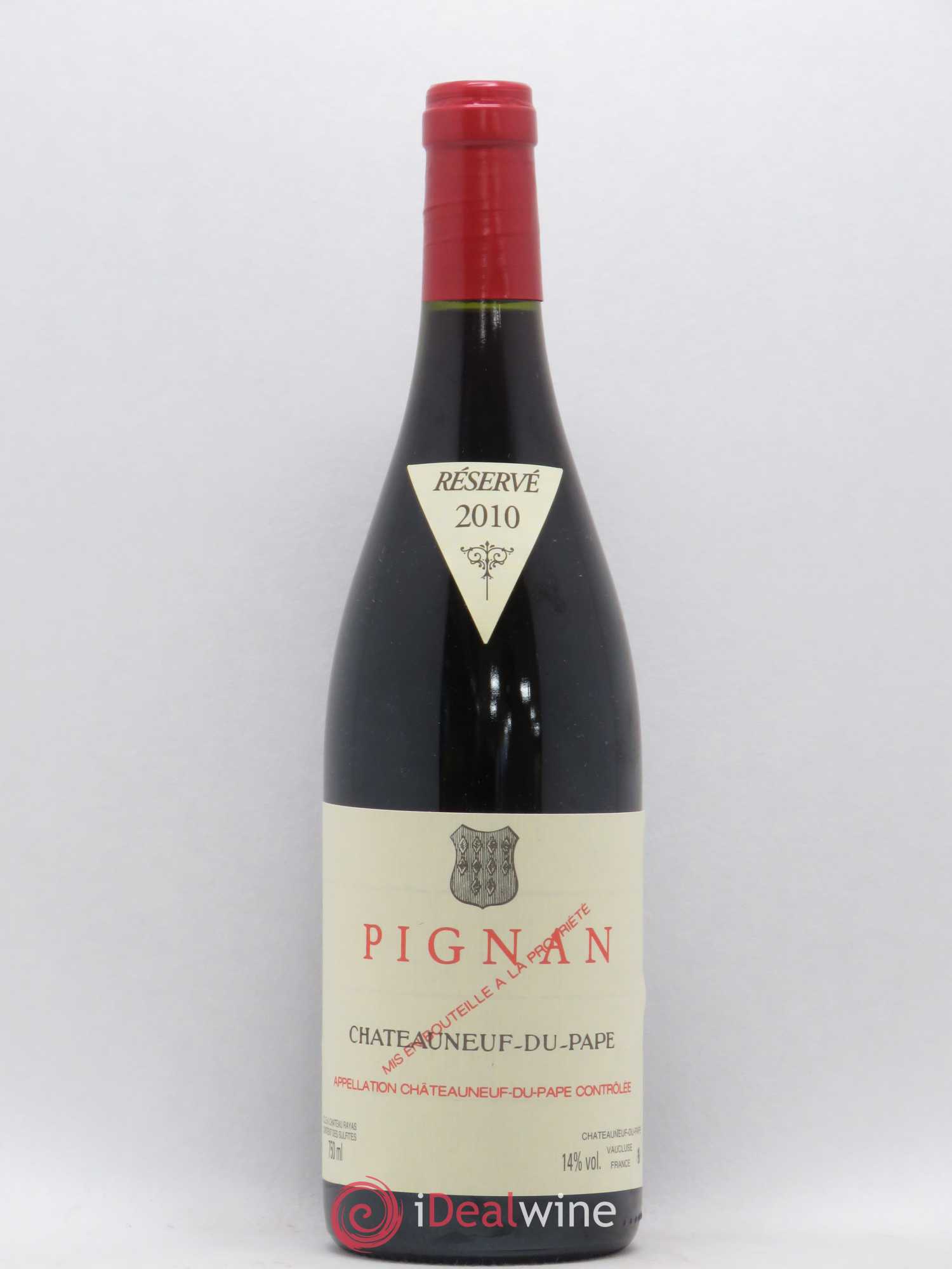 Châteauneuf-du-Pape Pignan Emmanuel Reynaud 2010 - Lot de 1 bouteille - 0