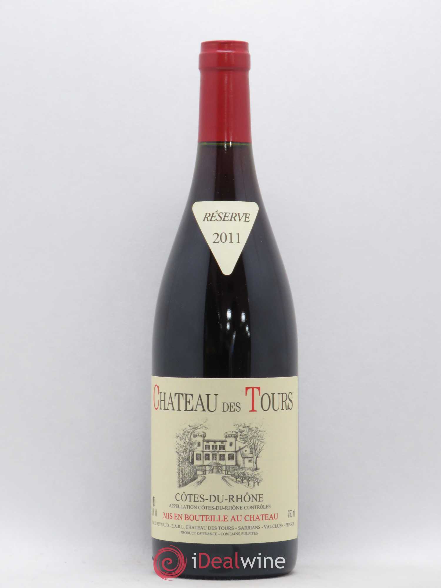 Côtes-du-Rhône Château des Tours Emmanuel Reynaud 2011 - Lot de 1 bouteille - 0