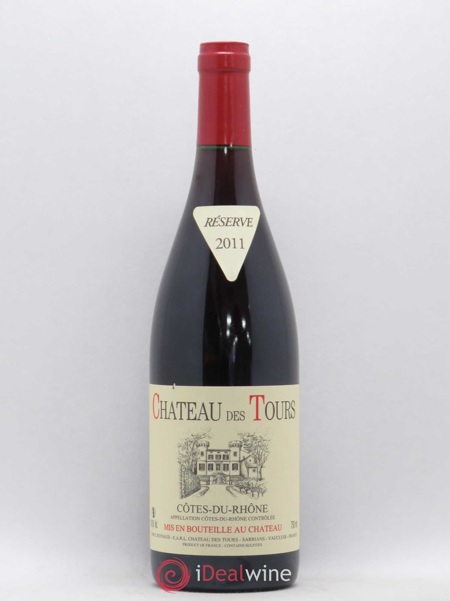 Côtes-du-Rhône Château des Tours Emmanuel Reynaud 2011 - Lot de 1 bouteille - 0
