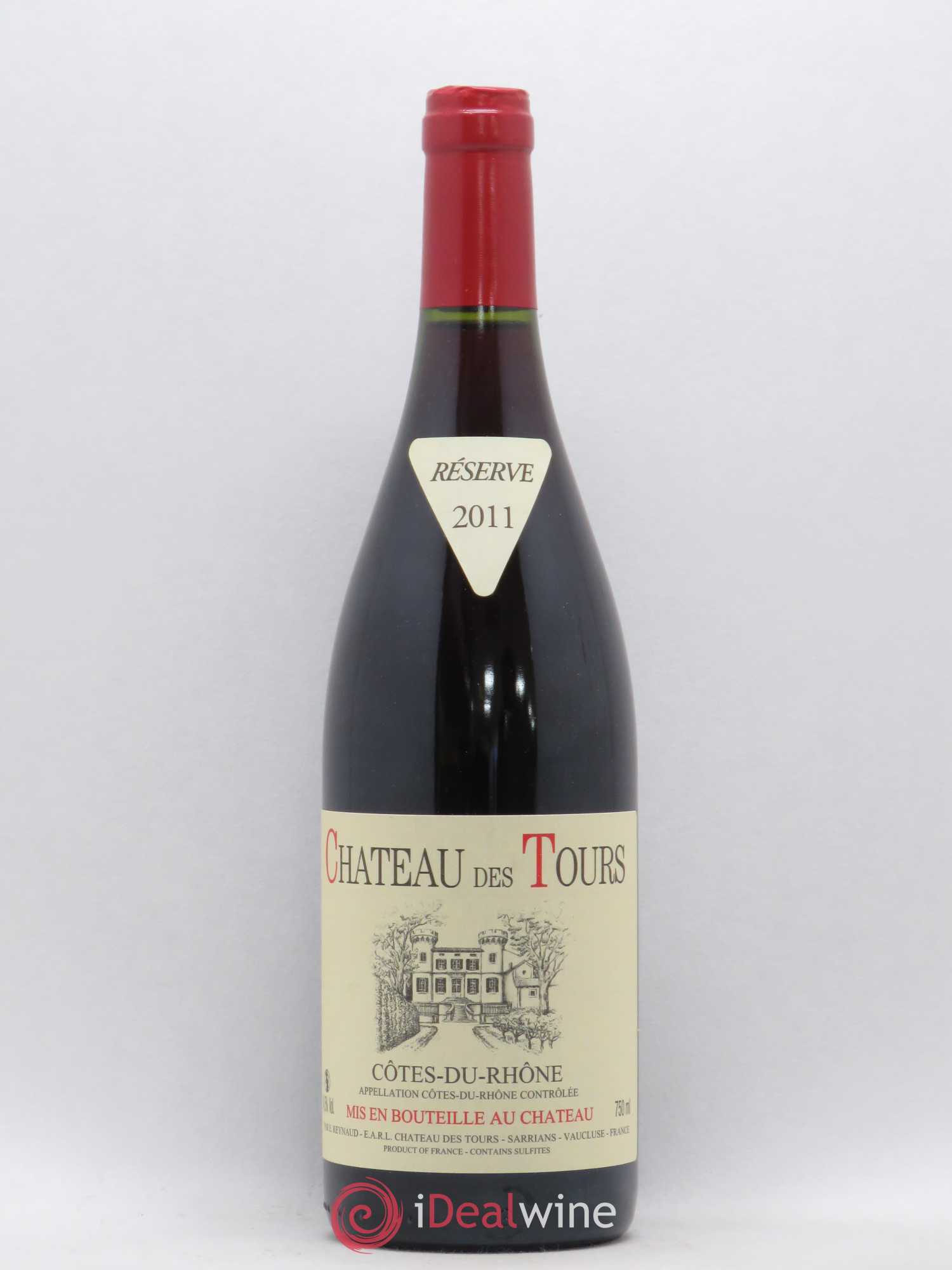 Côtes-du-Rhône Château des Tours Emmanuel Reynaud 2011 - Lot de 1 bouteille - 0