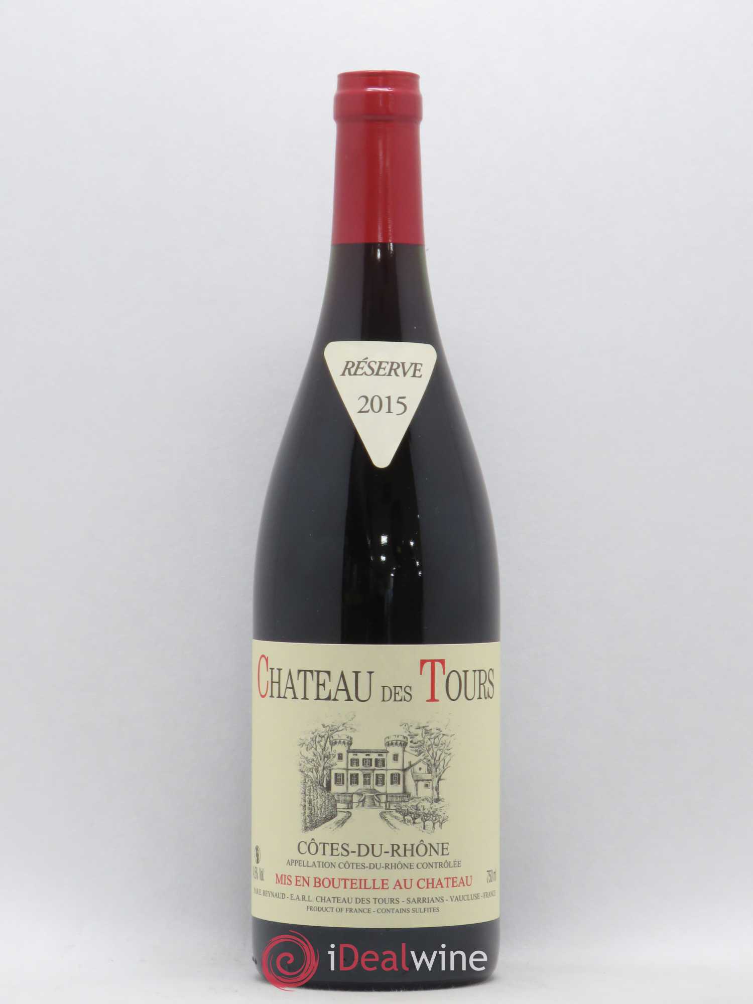 Côtes-du-Rhône Château des Tours Emmanuel Reynaud 2015 - Lot de 1 bouteille - 0