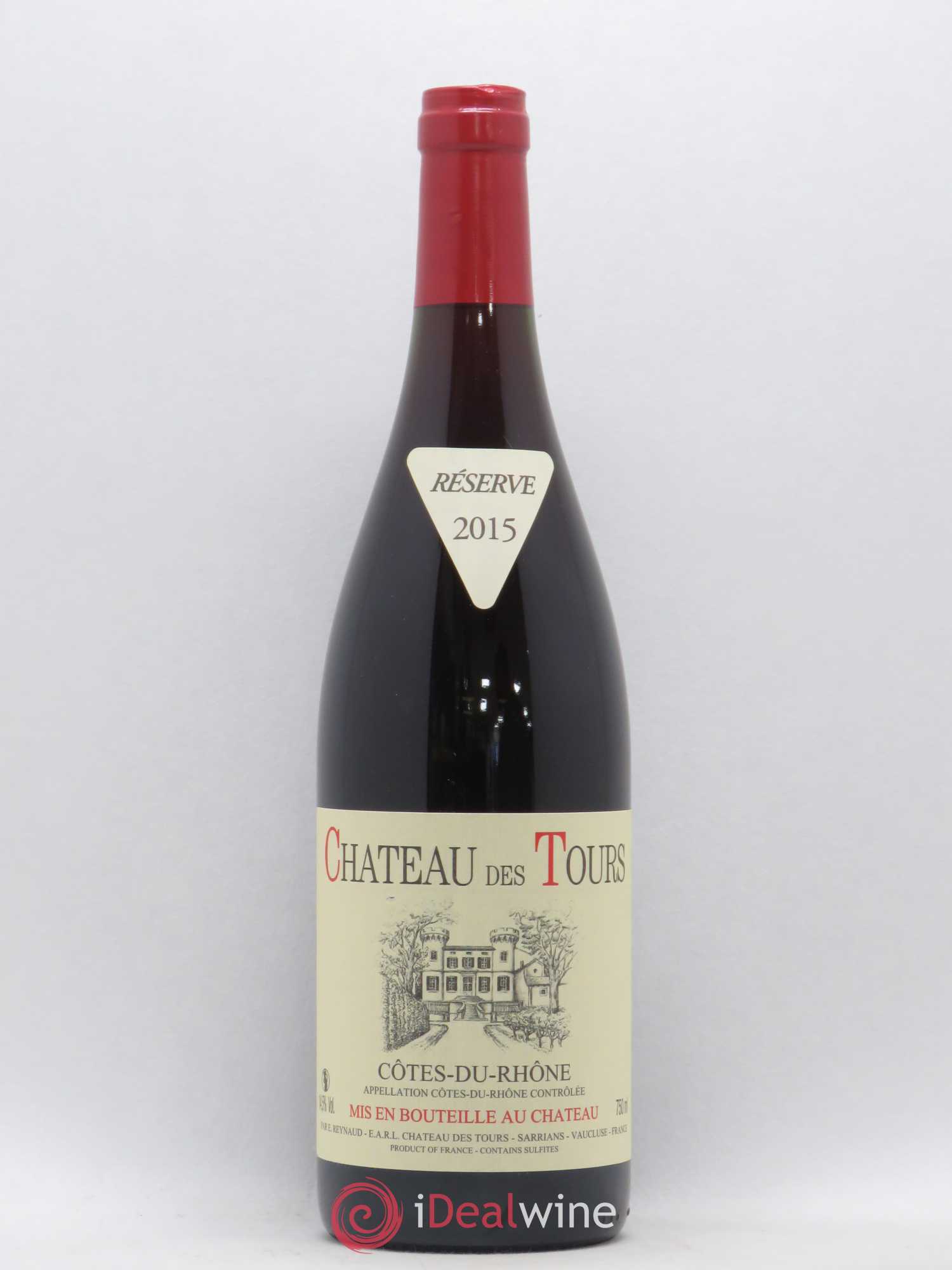 Côtes-du-Rhône Château des Tours Emmanuel Reynaud 2015 - Lot de 1 bouteille - 0
