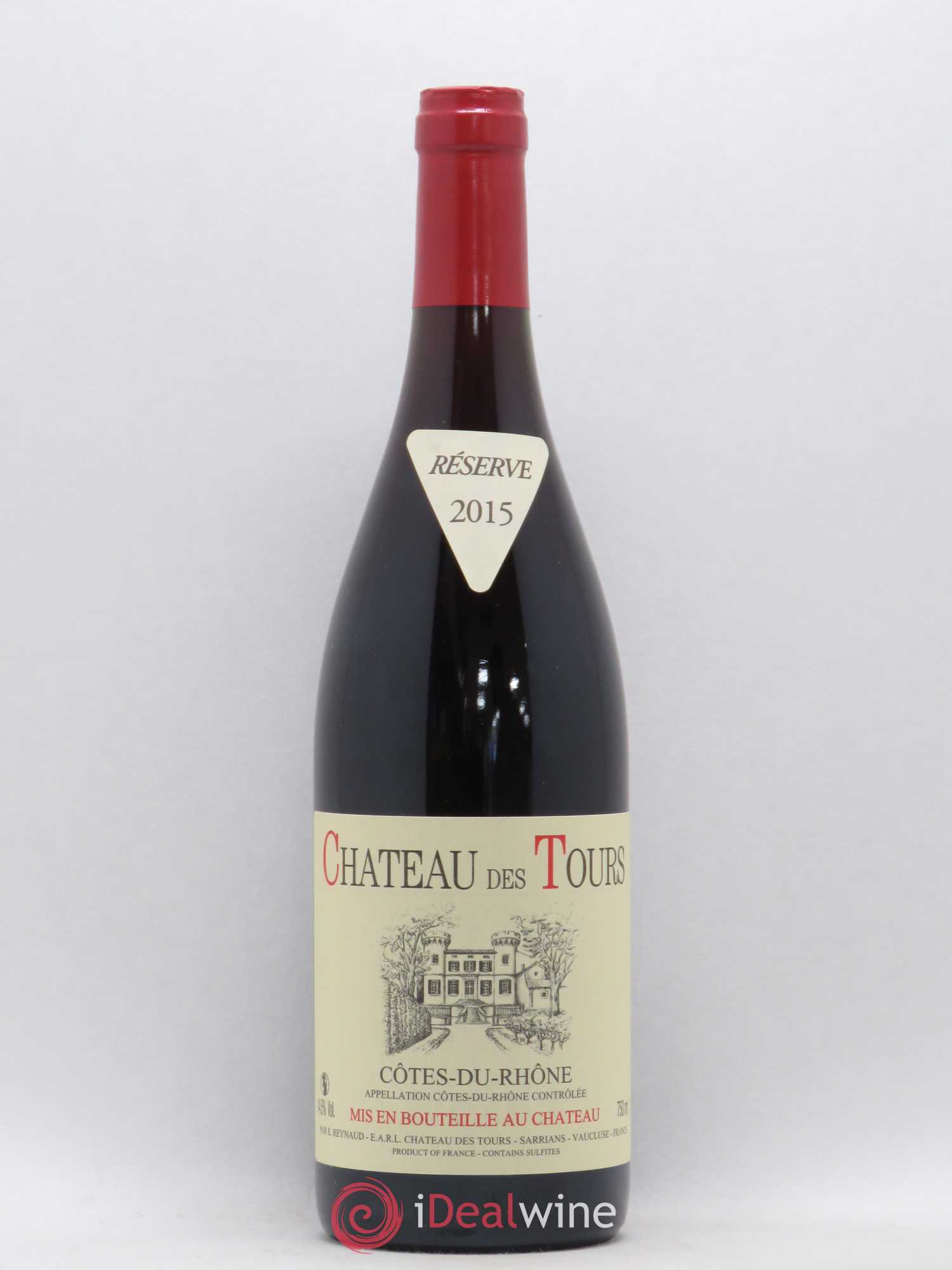 Côtes-du-Rhône Château des Tours Emmanuel Reynaud 2015 - Lot de 1 bouteille - 0