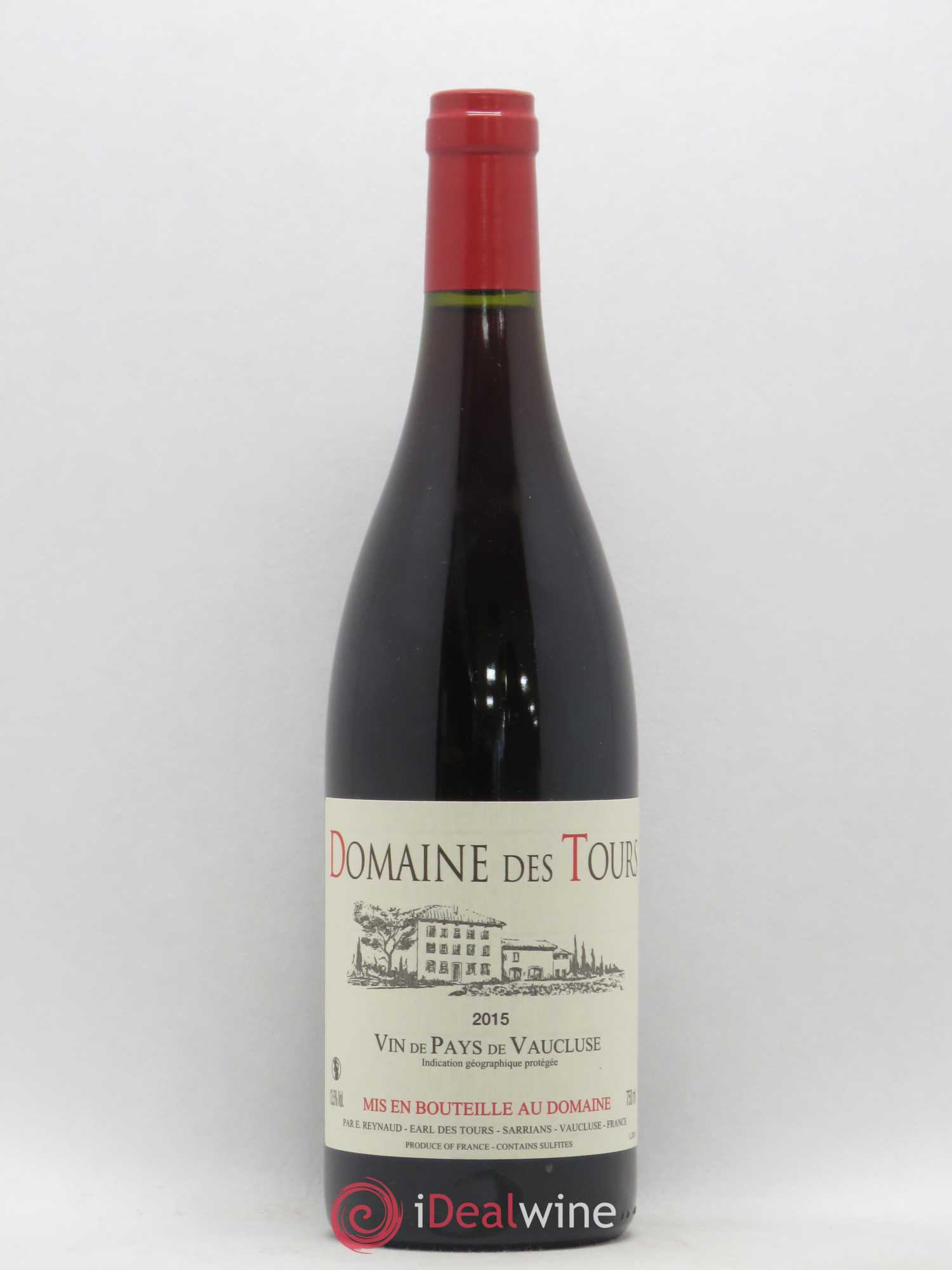 Vaucluse (Vin de Pays de Vaucluse) Domaine des Tours Emmanuel Reynaud 2015 - Lot de 1 bouteille - 0