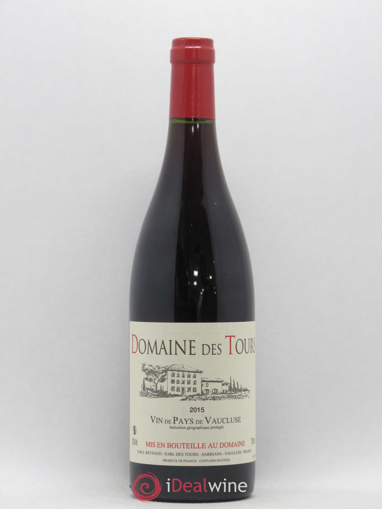 Vaucluse (Vin de Pays de Vaucluse) Domaine des Tours Emmanuel Reynaud 2015 - Lot de 1 bouteille - 0