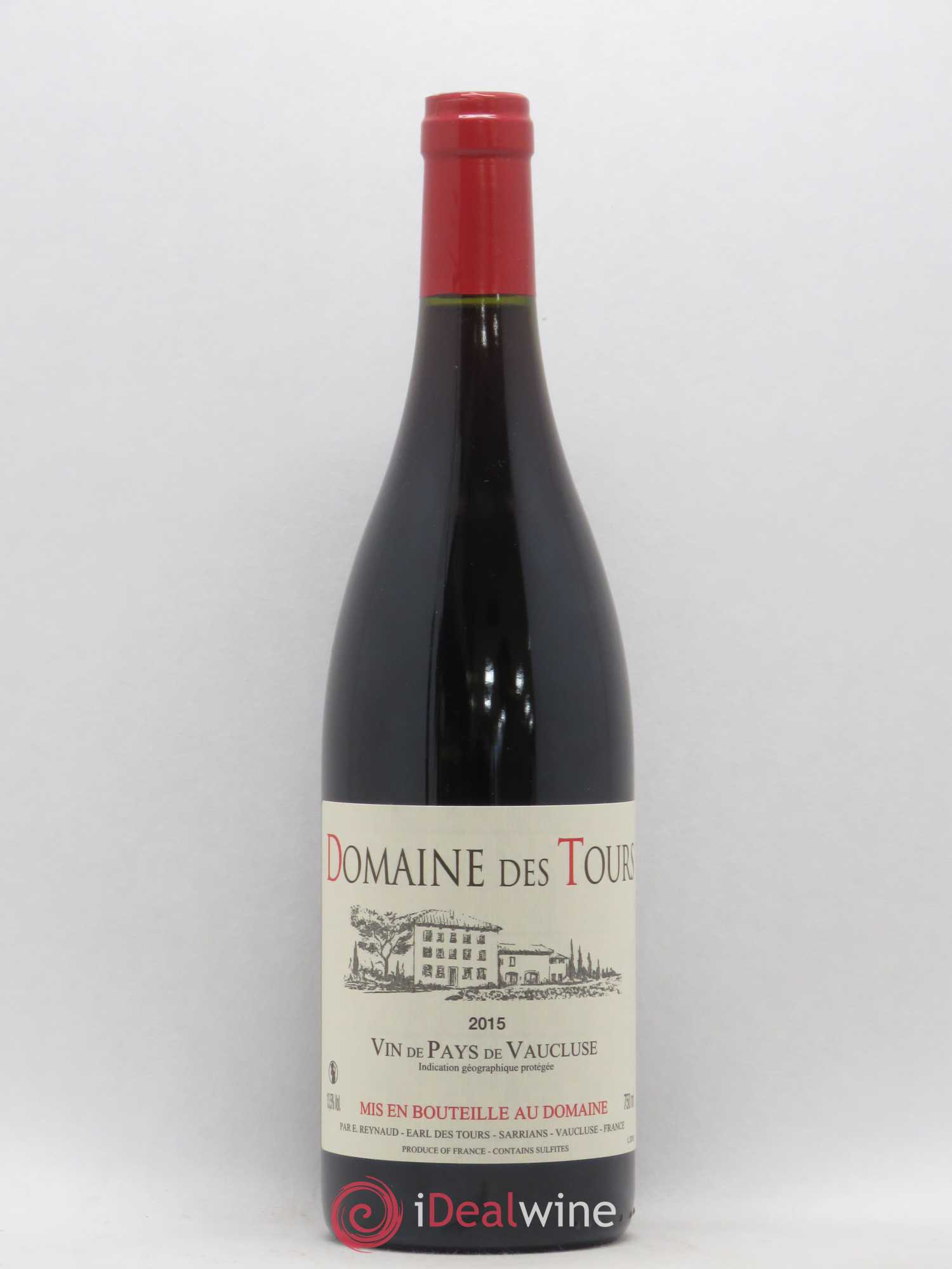 Vaucluse (Vin de Pays de Vaucluse) Domaine des Tours Emmanuel Reynaud 2015 - Lot de 1 bouteille - 0