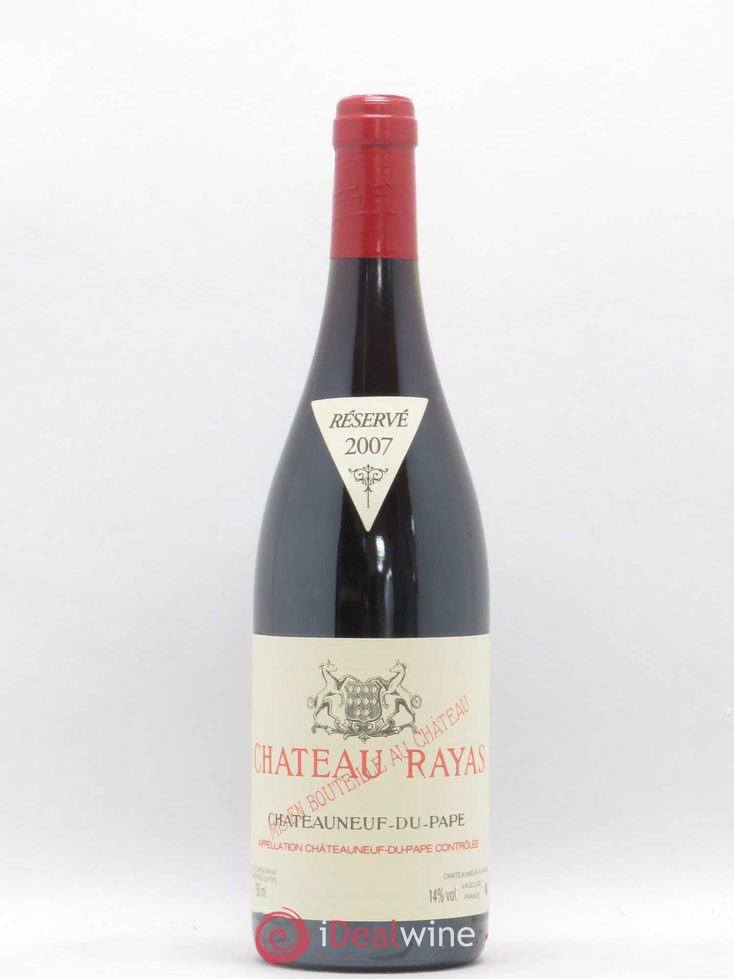 Châteauneuf-du-Pape Château Rayas Emmanuel Reynaud 2007 - Lot de 1 bouteille - 0