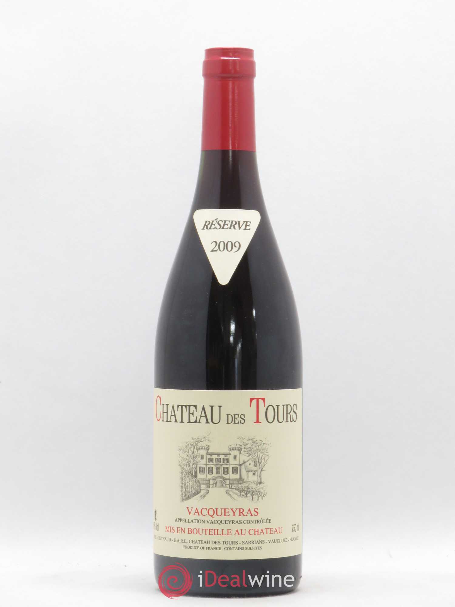 Vacqueyras Château des Tours Emmanuel Reynaud 2009 - Lot de 1 bouteille - 0