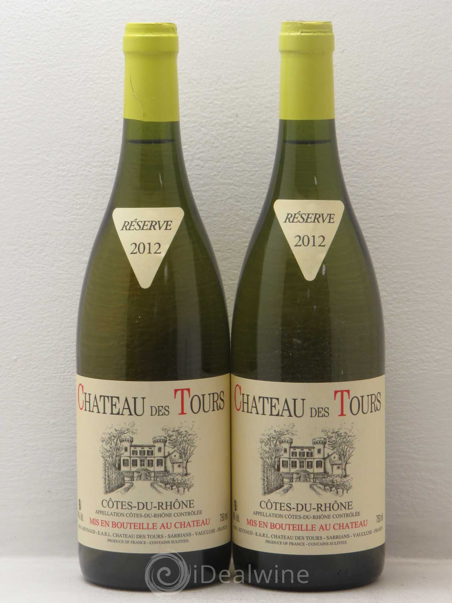 Côtes-du-Rhône Château des Tours Emmanuel Reynaud 2012 - Lot de 2 bouteilles - 0