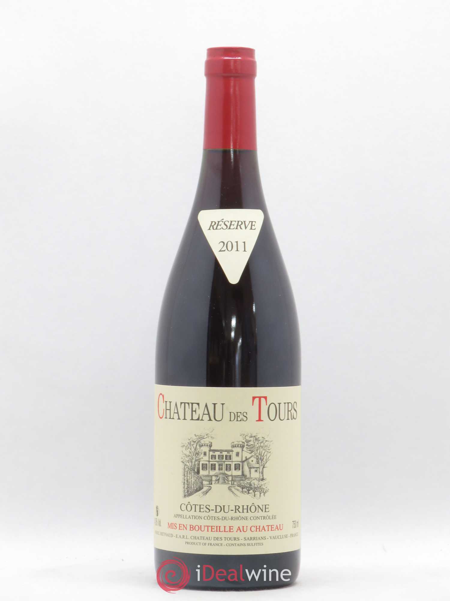 Côtes-du-Rhône Château des Tours Emmanuel Reynaud 2011 - Lot de 1 bouteille - 0