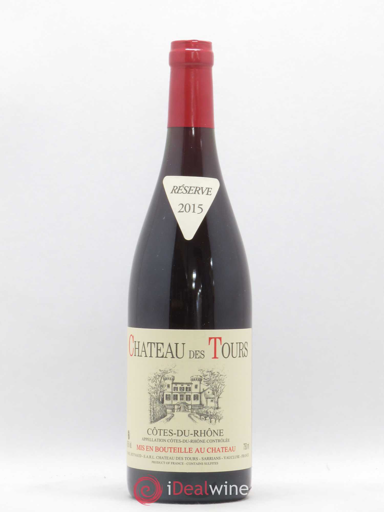 Côtes-du-Rhône Château des Tours Emmanuel Reynaud 2015 - Lot de 1 bouteille - 0