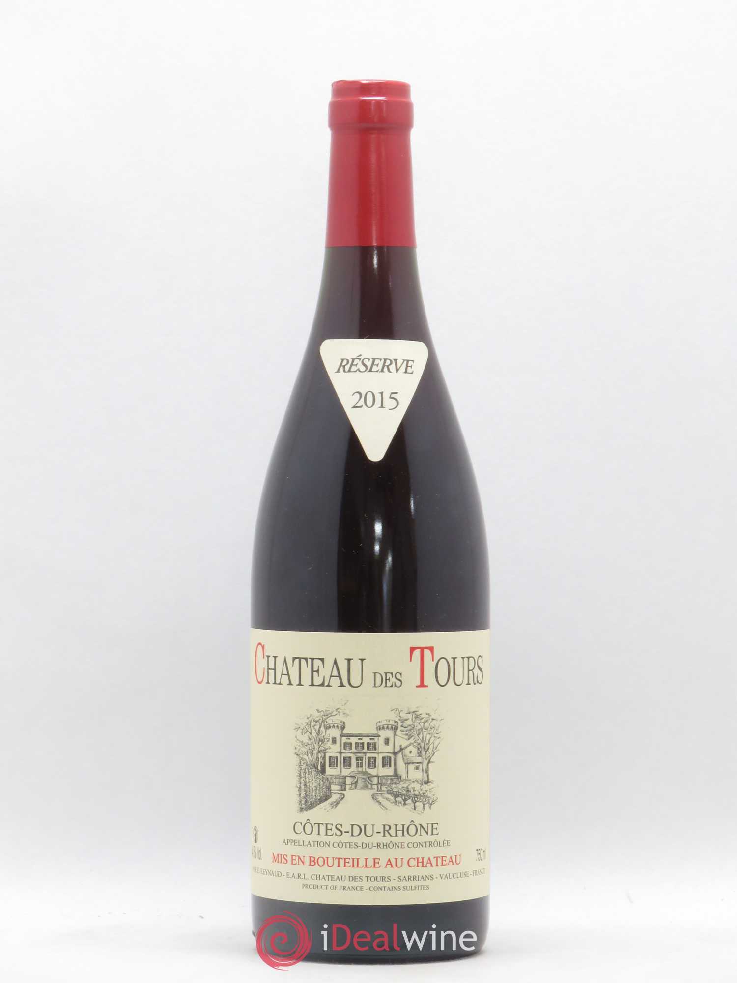 Côtes-du-Rhône Château des Tours Emmanuel Reynaud 2015 - Lot de 1 bouteille - 0