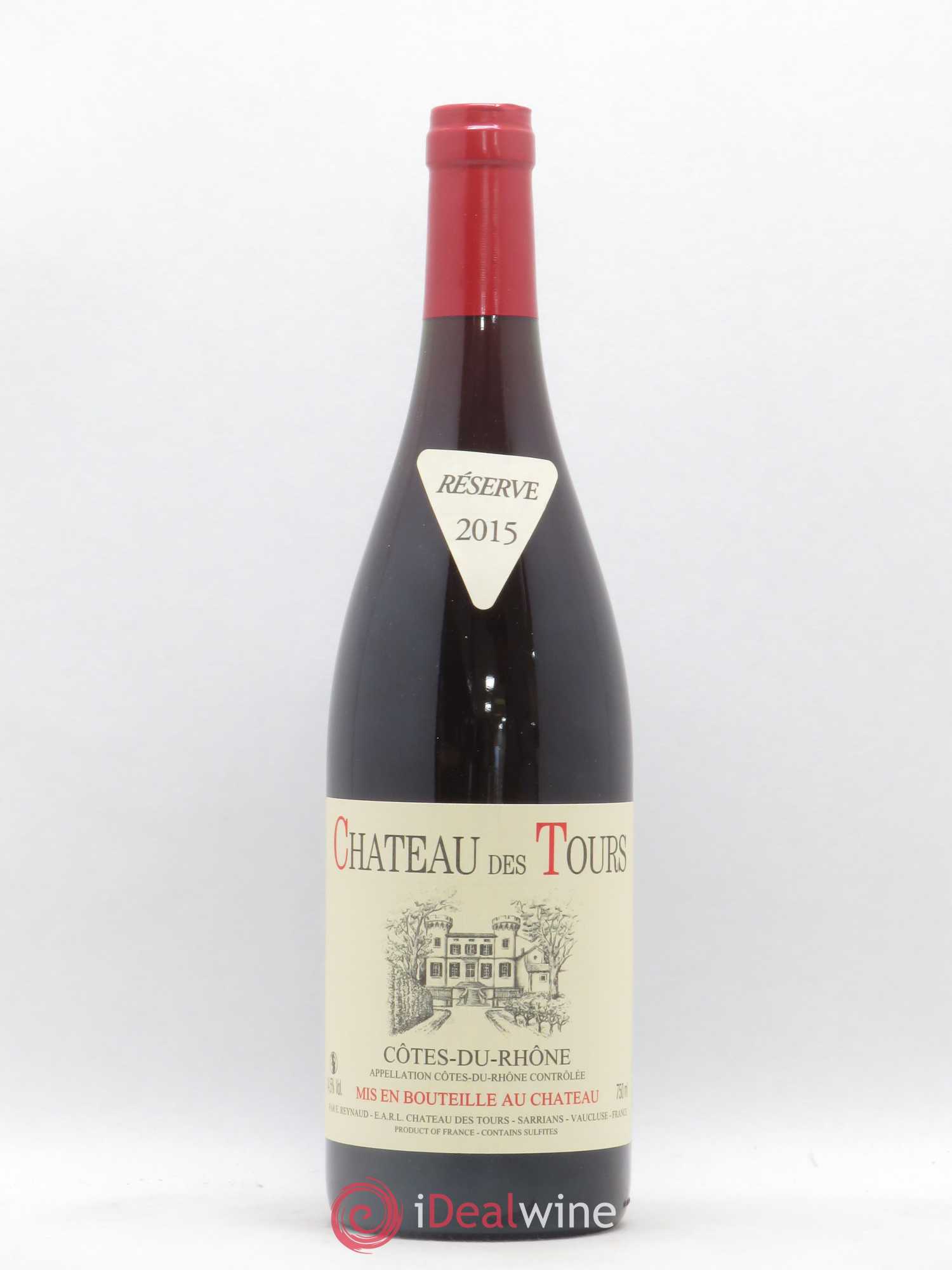 Côtes-du-Rhône Château des Tours Emmanuel Reynaud 2015 - Lot de 1 bouteille - 0