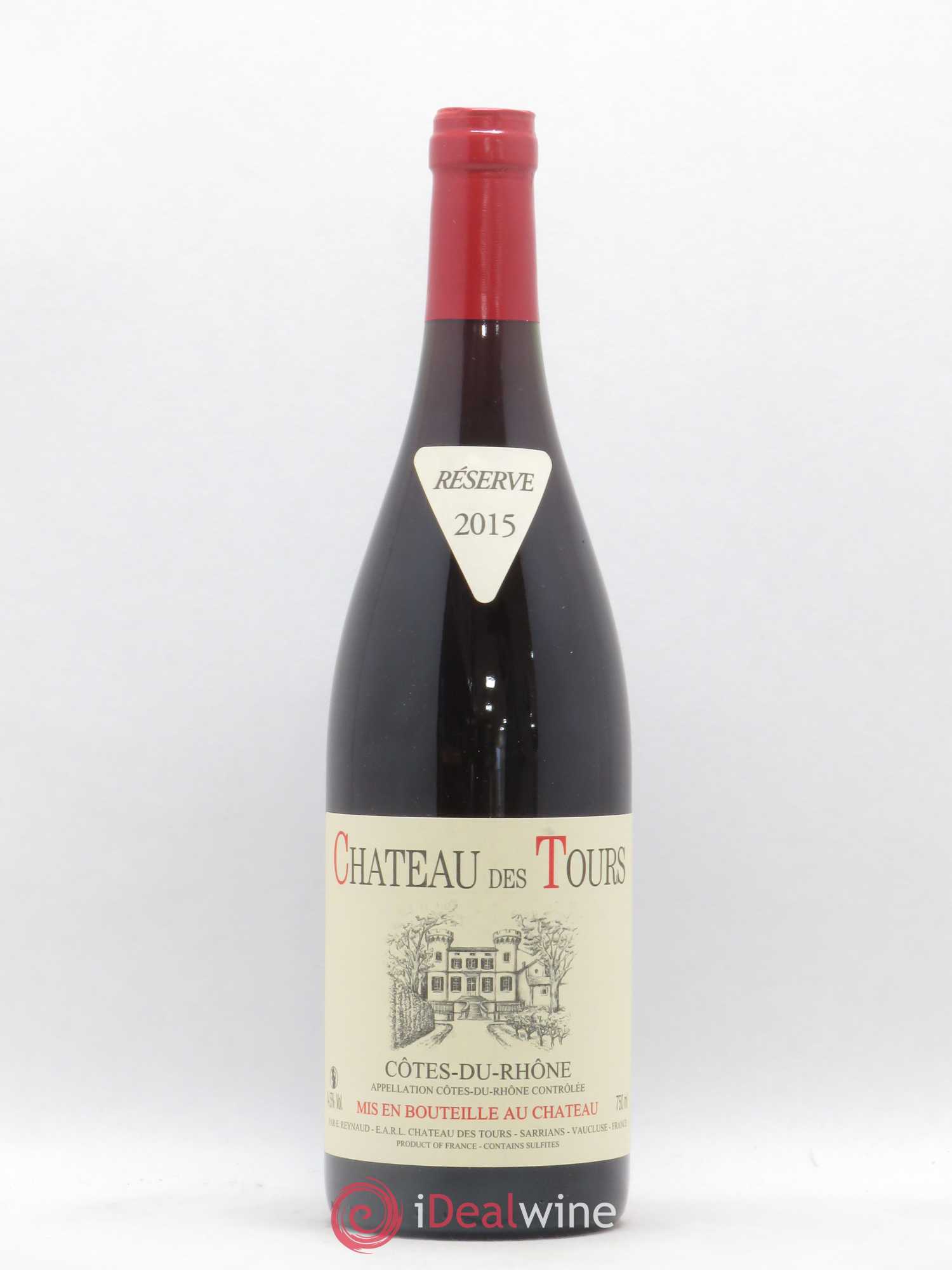 Côtes-du-Rhône Château des Tours Emmanuel Reynaud 2015 - Lot de 1 bouteille - 0