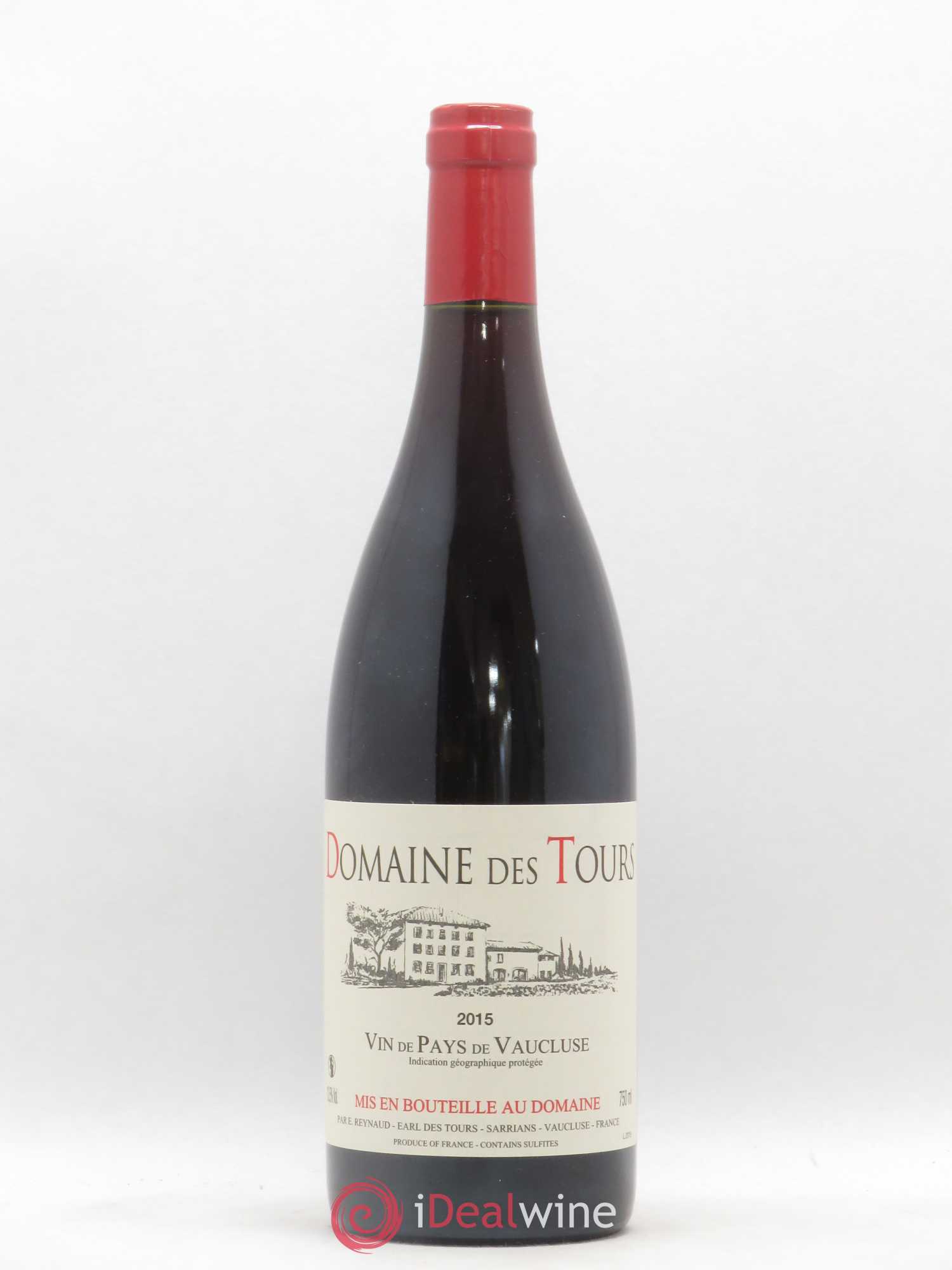 Vaucluse (Vin de Pays de Vaucluse) Domaine des Tours Emmanuel Reynaud 2015 - Lot de 1 bouteille - 0