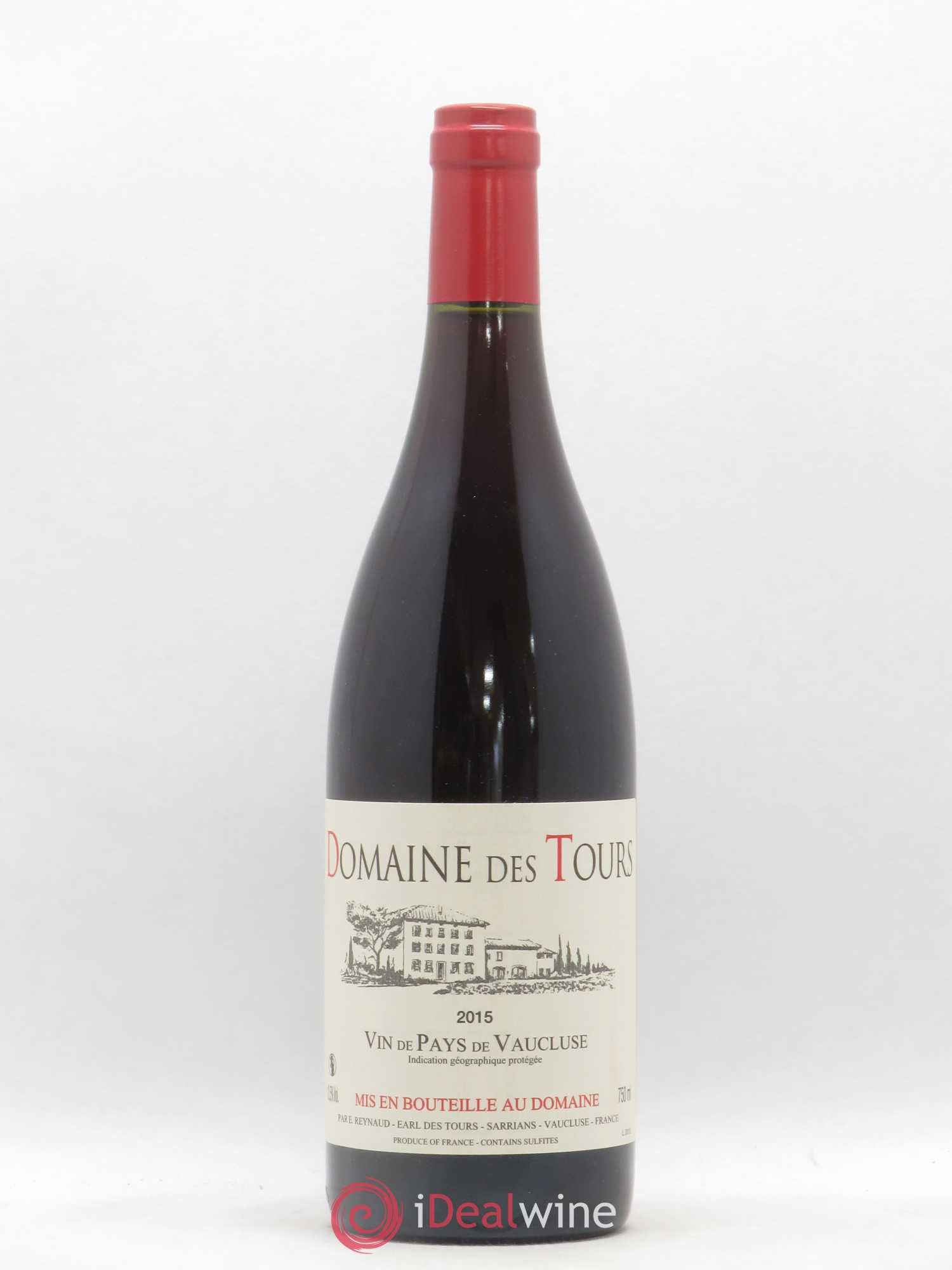 Vaucluse (Vin de Pays de Vaucluse) Domaine des Tours Emmanuel Reynaud 2015 - Lot de 1 bouteille - 0