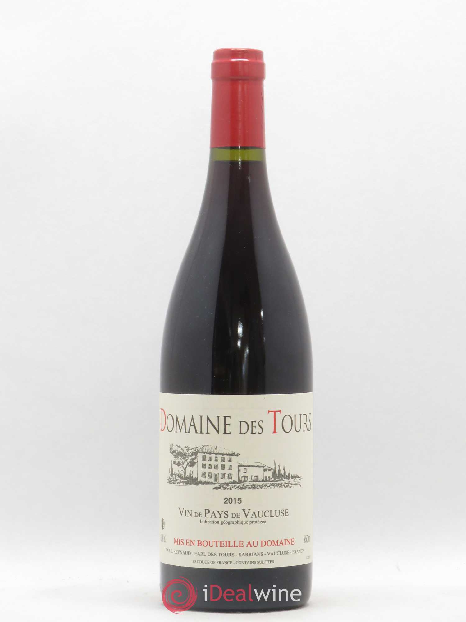 Vaucluse (Vin de Pays de Vaucluse) Domaine des Tours Emmanuel Reynaud 2015 - Lot de 1 bouteille - 0