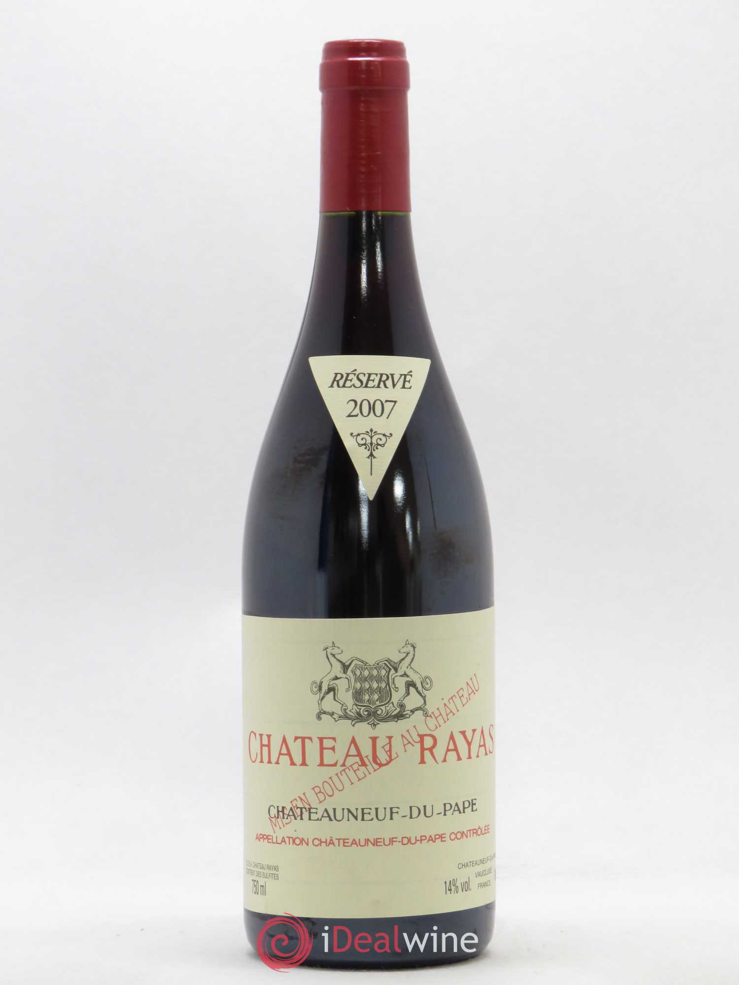 Châteauneuf-du-Pape Château Rayas Emmanuel Reynaud 2007 - Lot de 1 bouteille - 0