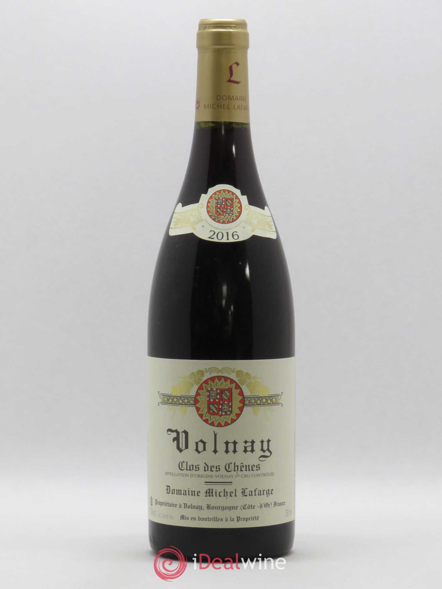 Volnay 1er Cru Clos des Chênes Lafarge (Domaine) 2016 - Lot de 1 bouteille - 0
