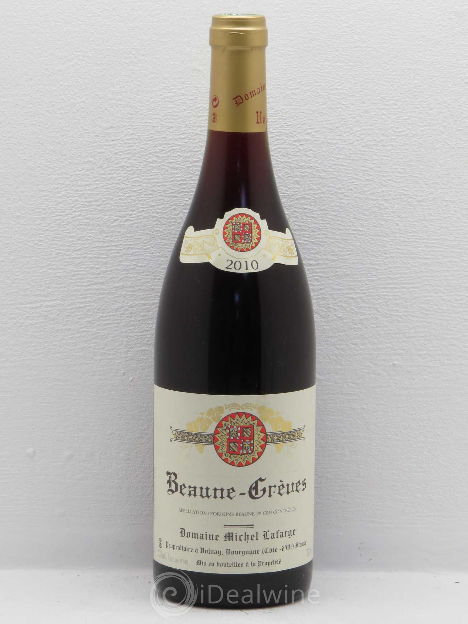 Beaune 1er Cru Grèves Lafarge (Domaine) 2010 - Lot de 1 bouteille - 0