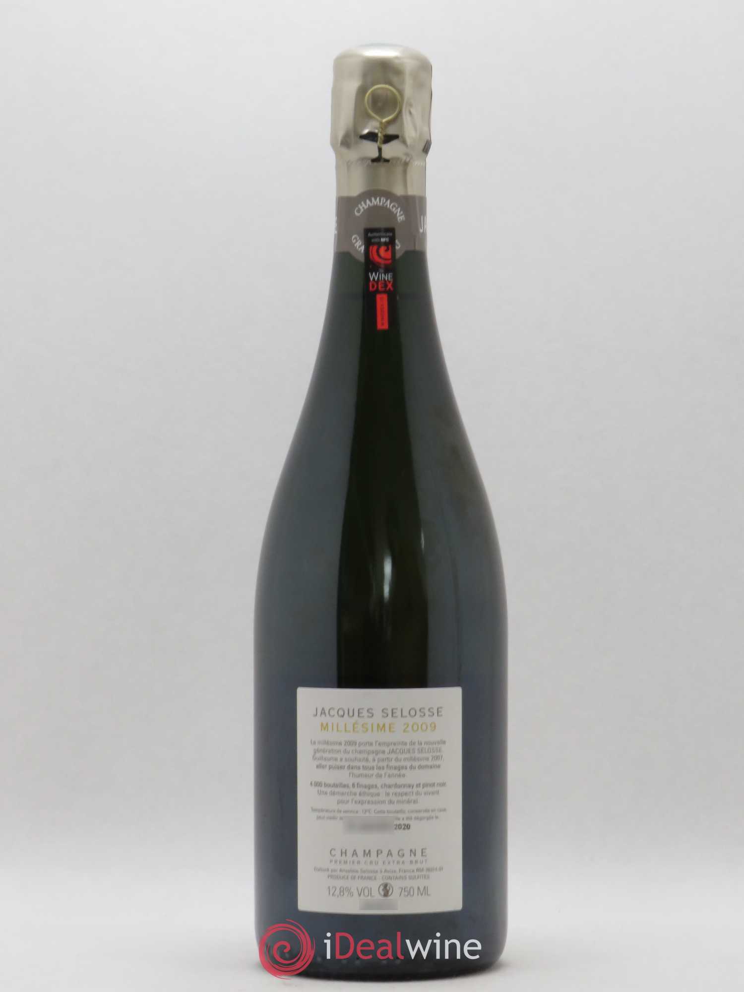 1er Cru Millésimé Extra-Brut Jacques Selosse 2009 - Lot de 1 bouteille - 1