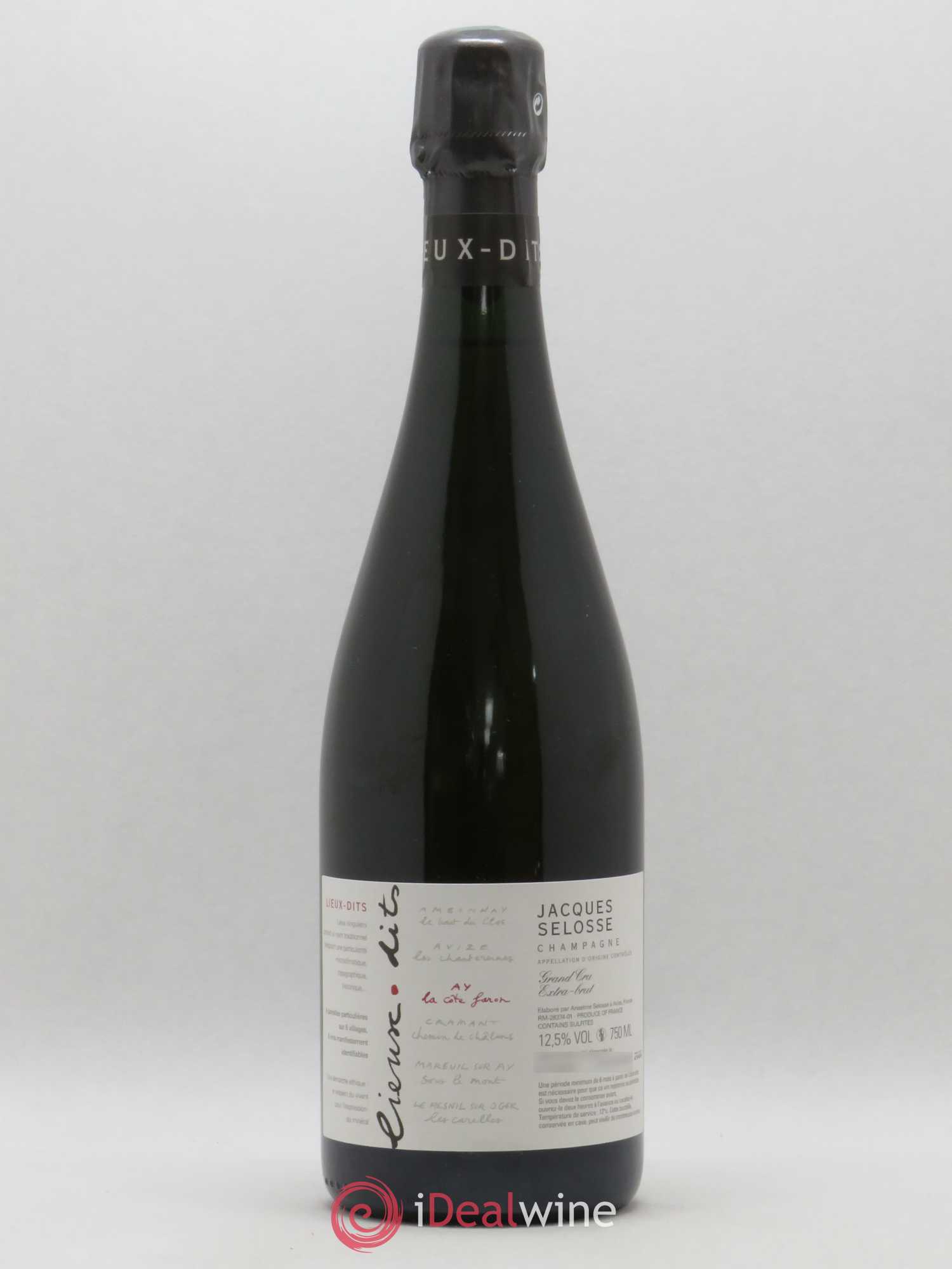 La Côte Faron Blanc de Noirs Grand Cru Extra-Brut Jacques Selosse - Lot de 1 bouteille - 0