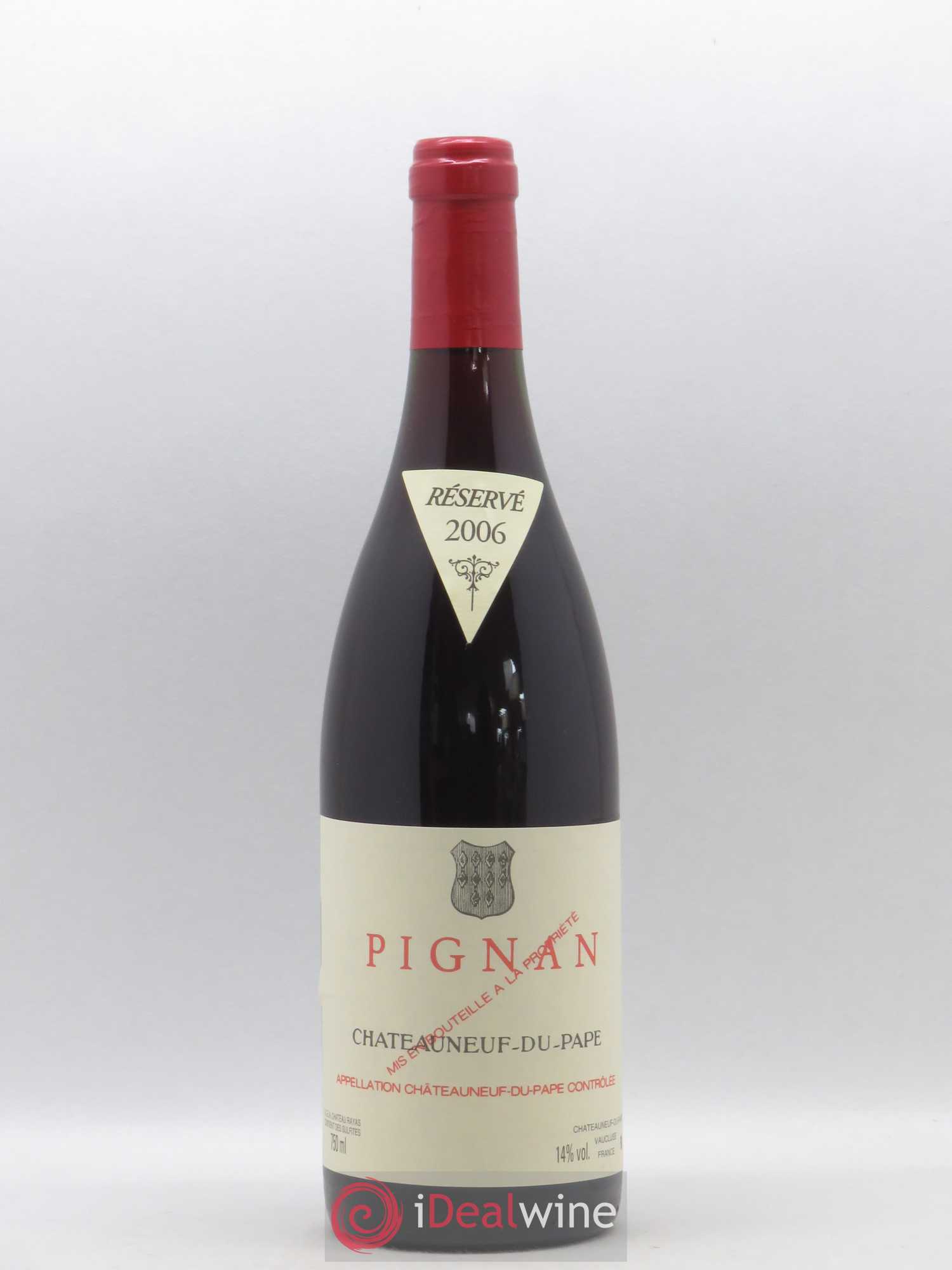Châteauneuf-du-Pape Pignan Emmanuel Reynaud 2006 - Lot de 1 bouteille - 0