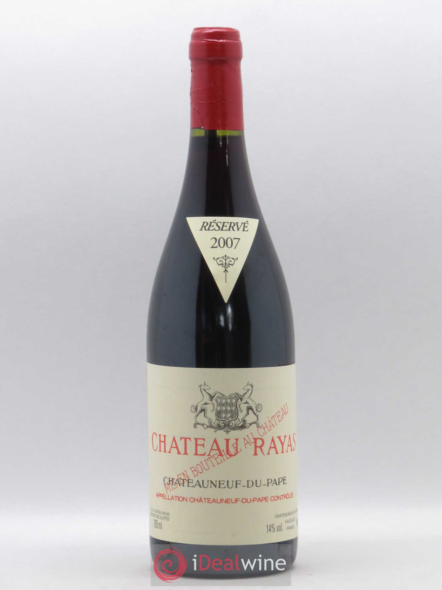 Châteauneuf-du-Pape Château Rayas Emmanuel Reynaud 2007 - Lot de 1 bouteille - 0