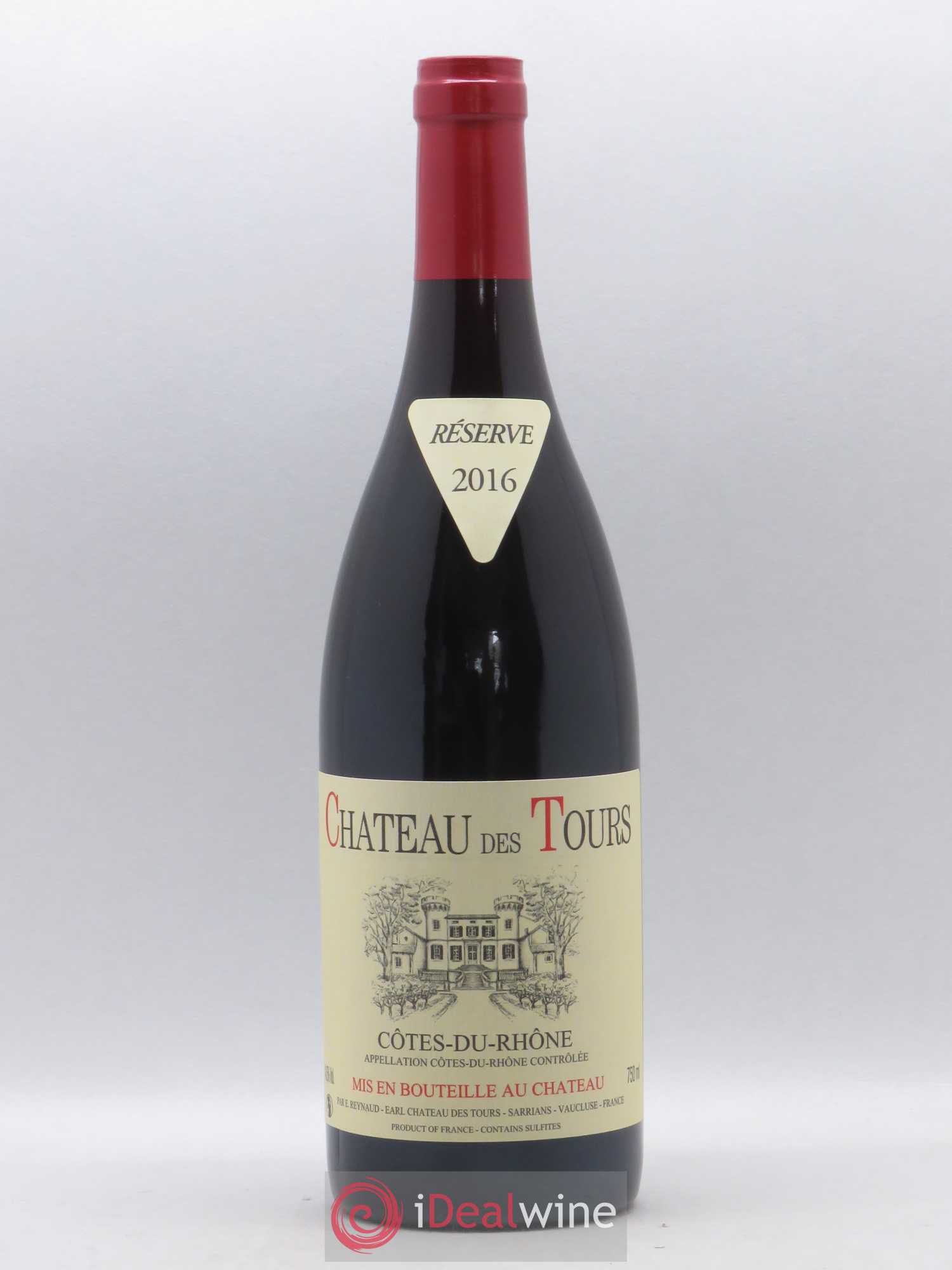 Côtes-du-Rhône Château des Tours Emmanuel Reynaud Reserve 2016 - Lot de 1 bouteille - 0