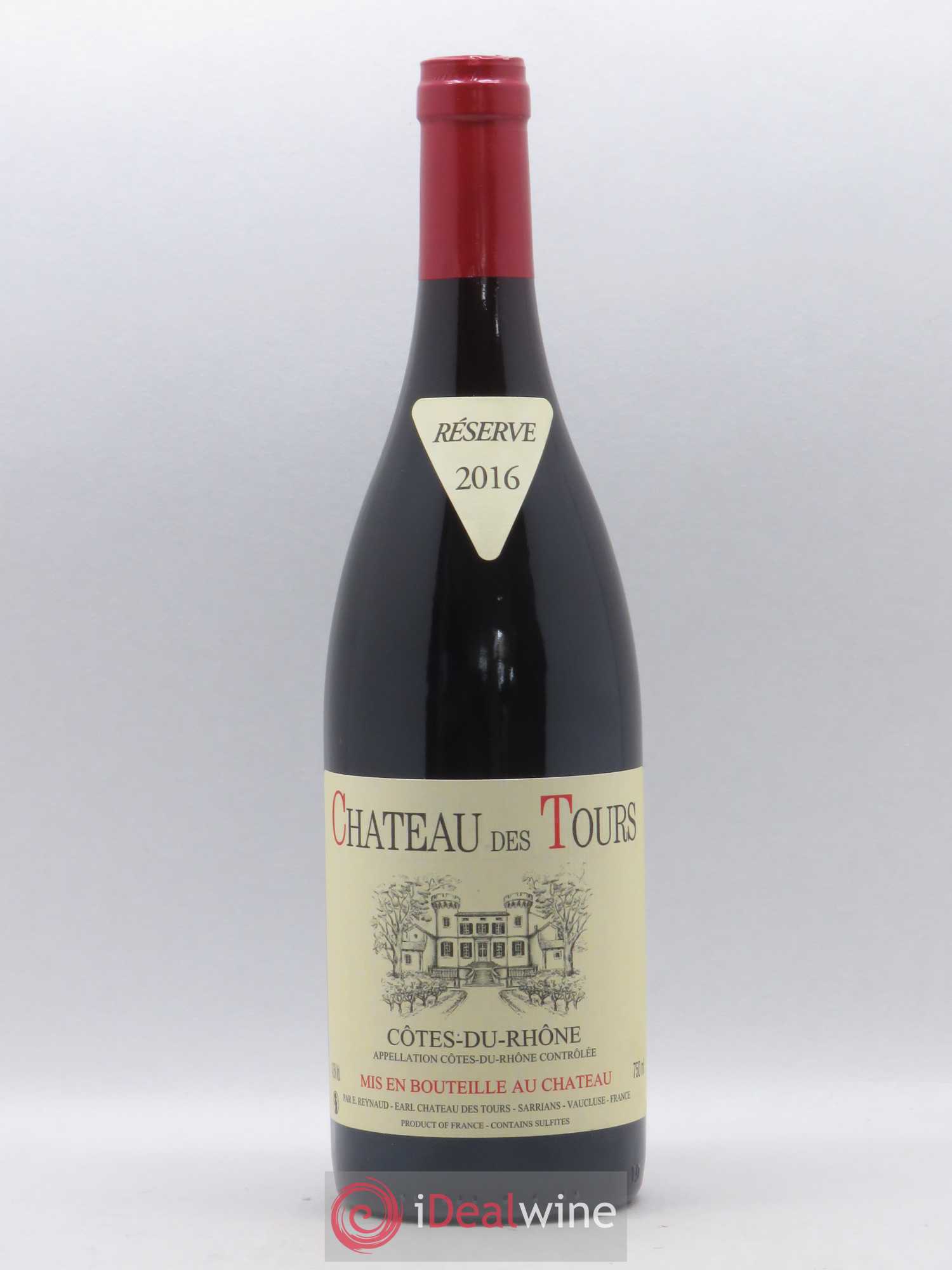 Côtes-du-Rhône Château des Tours Emmanuel Reynaud 2016 - Lot de 1 bouteille - 0