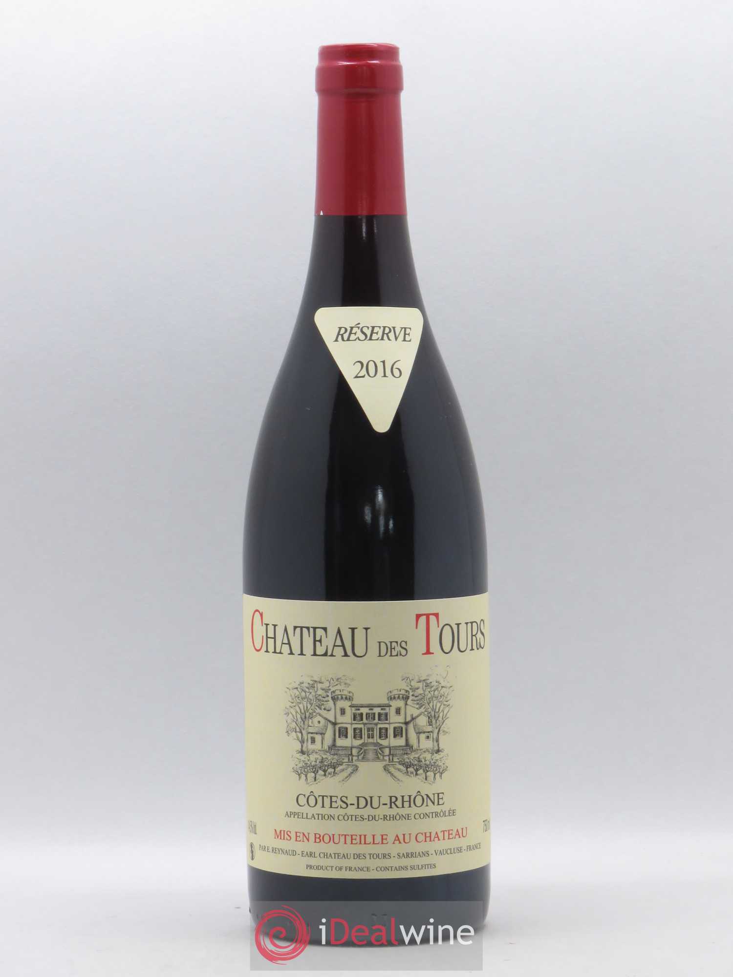Côtes-du-Rhône Château des Tours Emmanuel Reynaud 2016 - Lot de 1 bouteille - 0