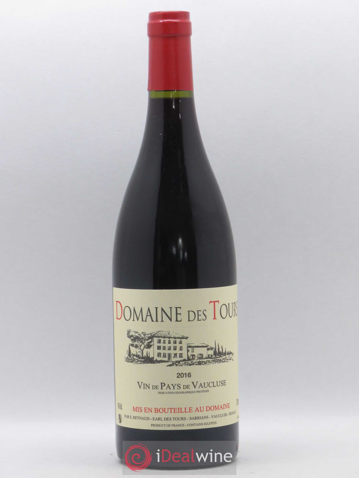 Vaucluse (Vin de Pays de Vaucluse) Domaine des Tours Emmanuel Reynaud 2016 - Lot de 1 bouteille - 0