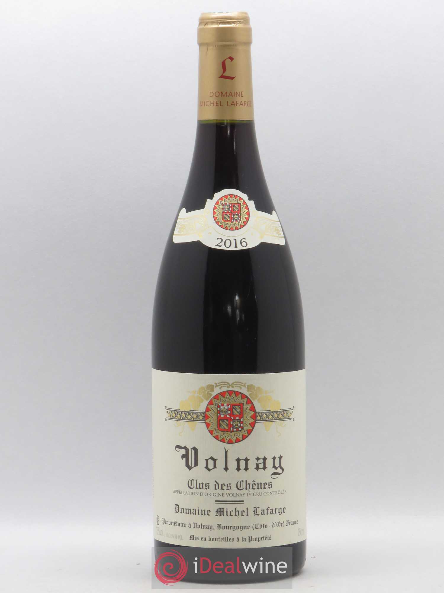 Volnay 1er Cru Clos des Chênes Lafarge (Domaine) 2016 - Lot de 1 bouteille - 0