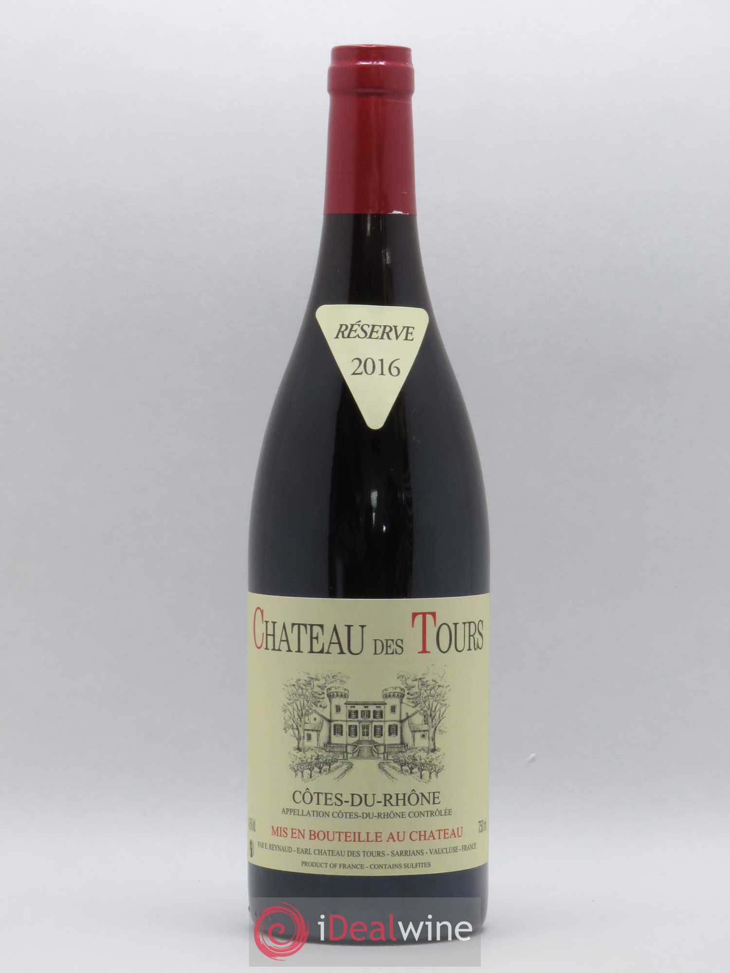 Côtes-du-Rhône Château des Tours Emmanuel Reynaud Reserve 2016 - Lot de 1 bouteille - 0