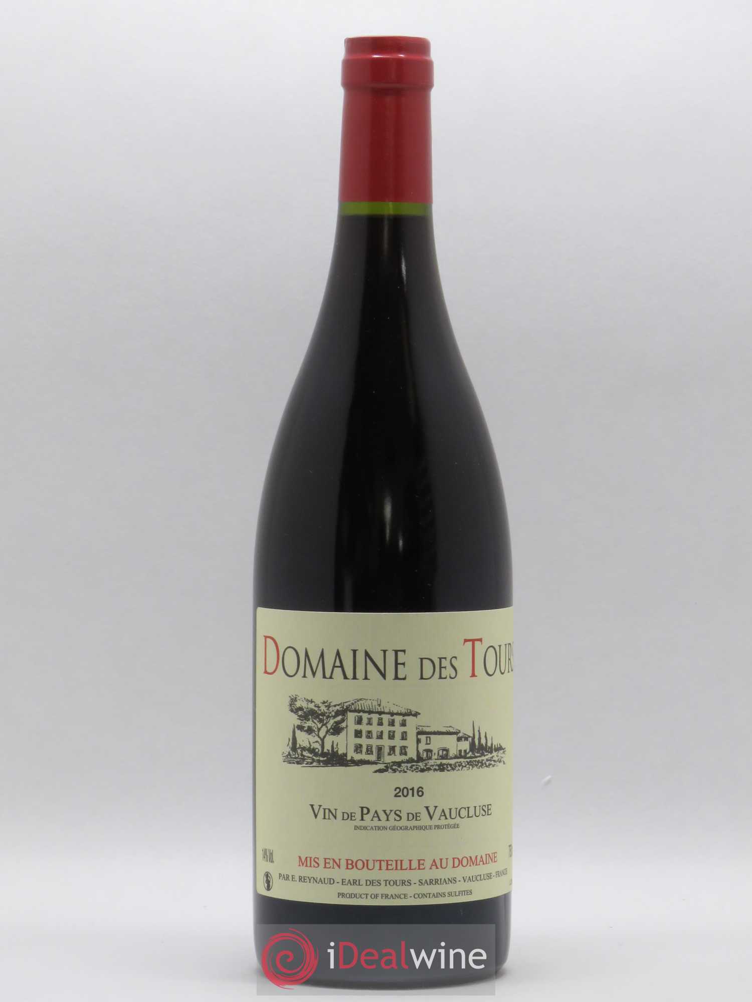 Vaucluse (Vin de Pays de Vaucluse) Domaine des Tours Emmanuel Reynaud 2016 - Lot de 1 bouteille - 0