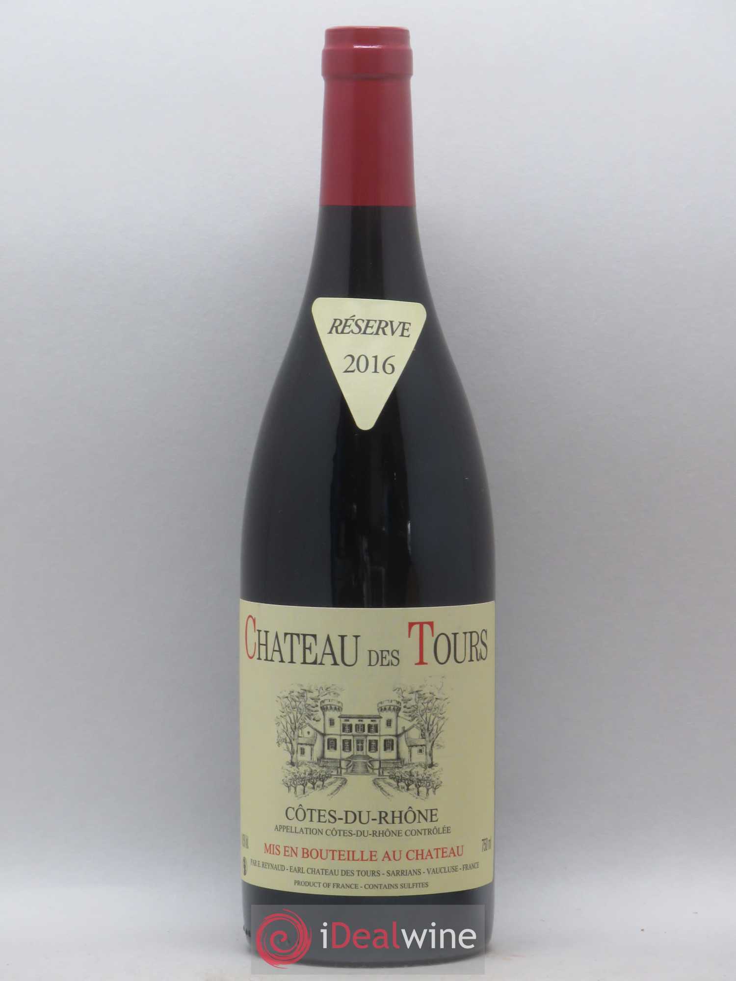 Côtes-du-Rhône Château des Tours Emmanuel Reynaud Reserve 2016 - Lot de 1 bouteille - 0