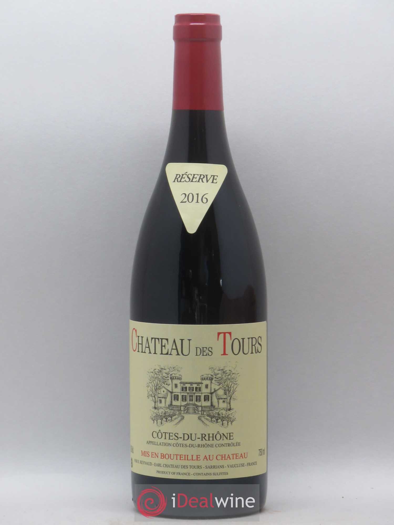 Côtes-du-Rhône Château des Tours Emmanuel Reynaud Reserve 2016 - Lot de 1 bouteille - 0