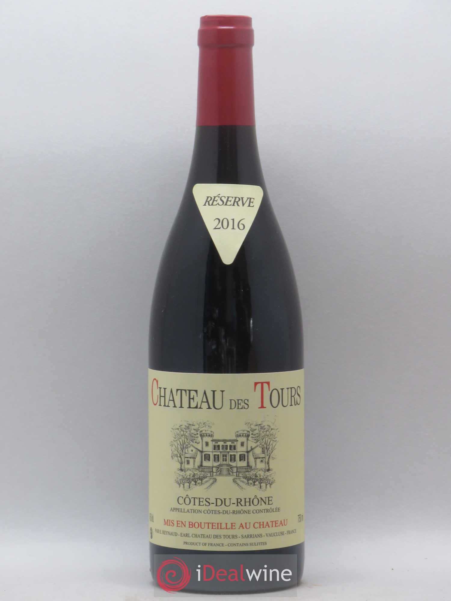 Côtes-du-Rhône Château des Tours Emmanuel Reynaud Reserve 2016 - Lot de 1 bouteille - 0
