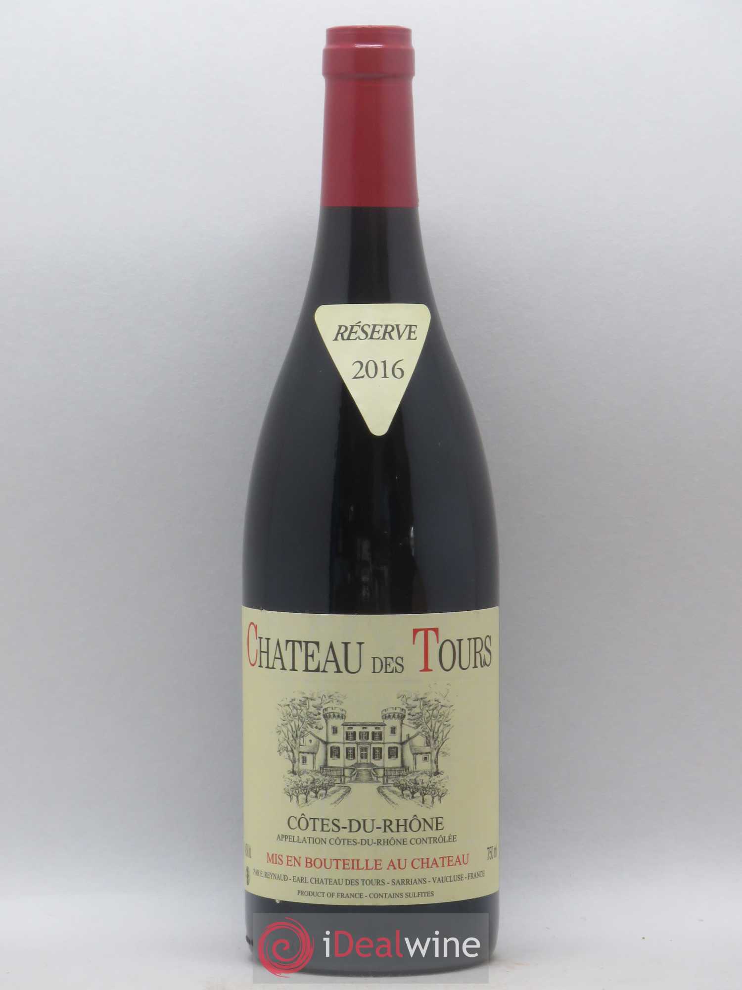 Côtes-du-Rhône Château des Tours Emmanuel Reynaud Reserve 2016 - Lot de 1 bouteille - 0