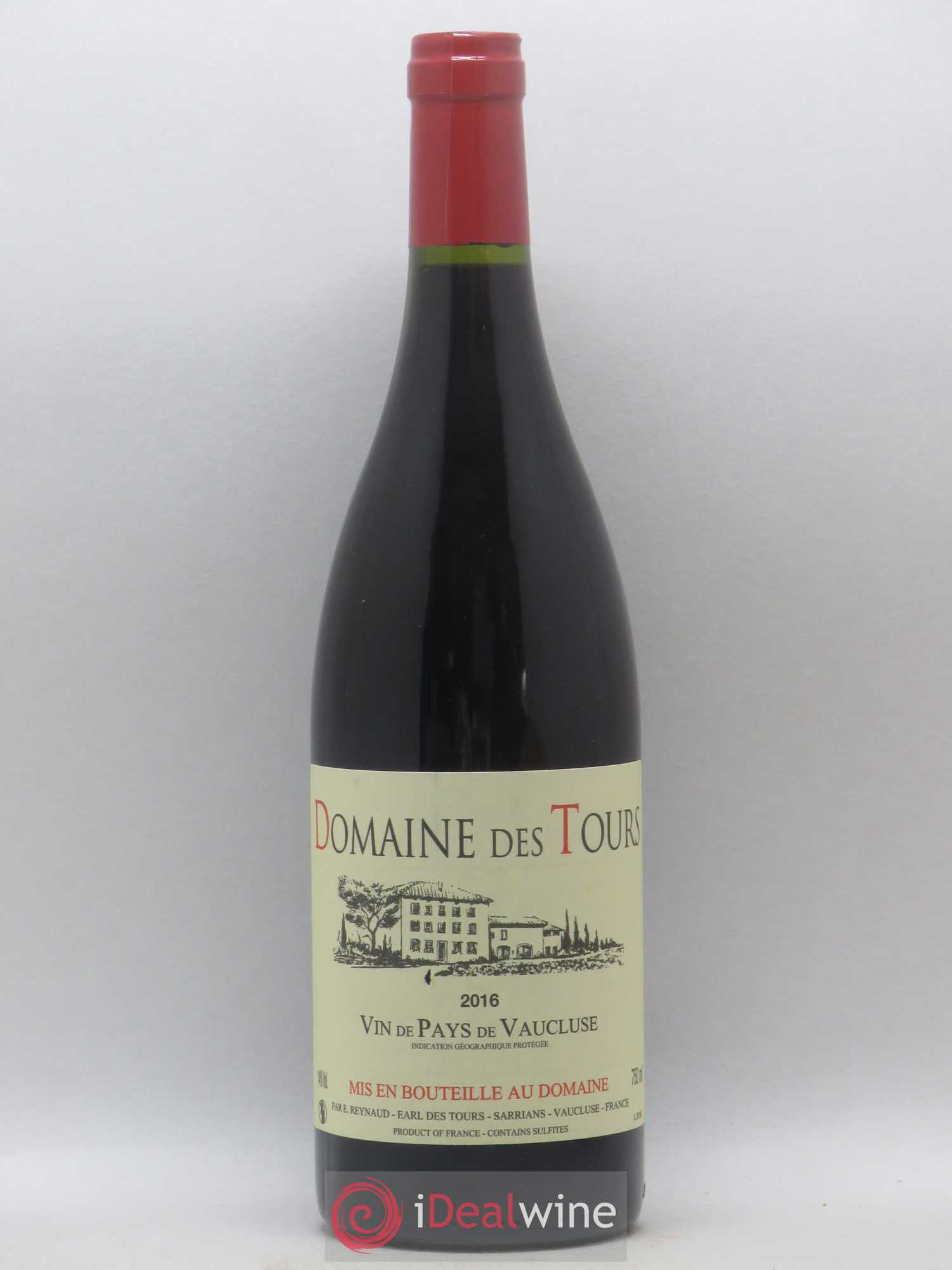 Vaucluse (Vin de Pays de Vaucluse) Domaine des Tours Emmanuel Reynaud 2016 - Posten von 1 Flasche - 0